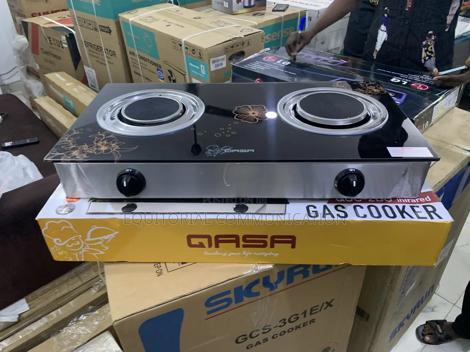 Qasa QGC-2bg Home Infrared Gas Cooker