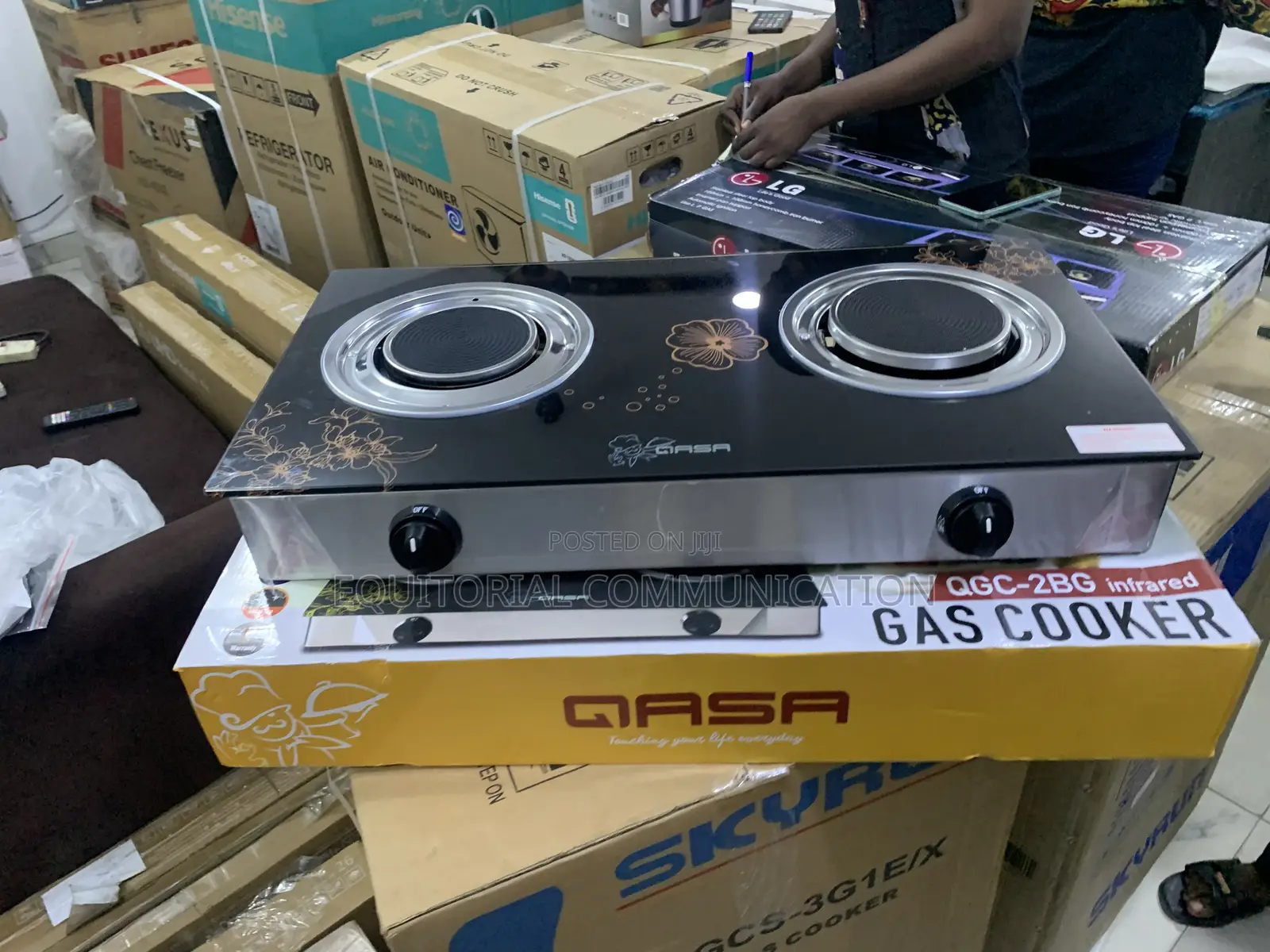 Qasa QGC-2bg Tabletop Infrared Gas Stove