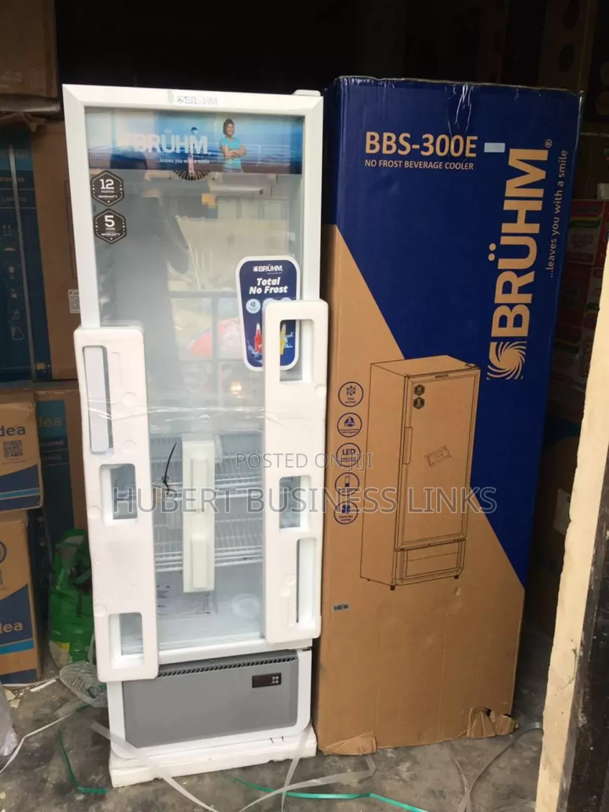 Single Door Chiller/Refrigerator Bruhm 300liters