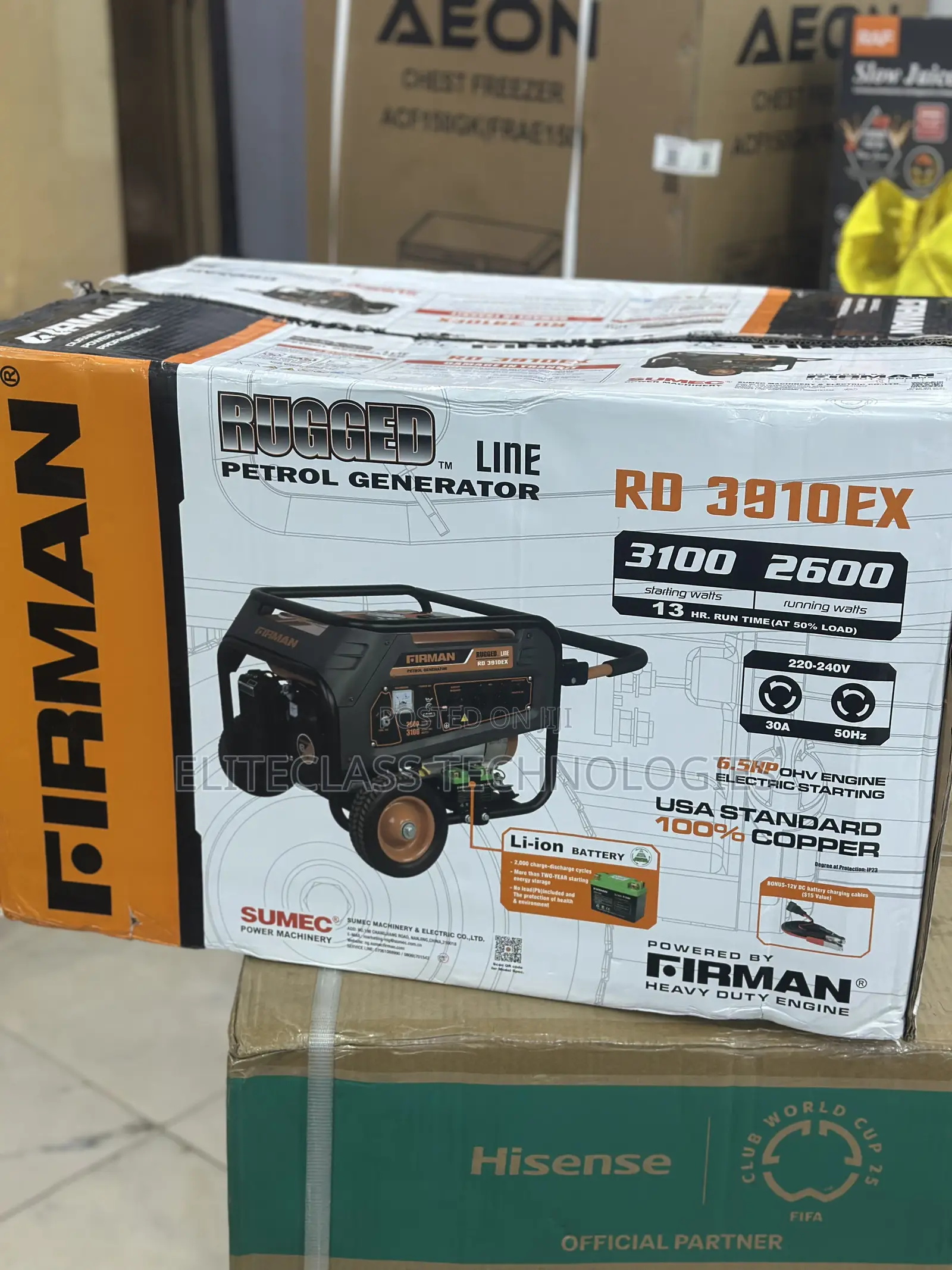 New Rd3910ex Standard Firman Generator