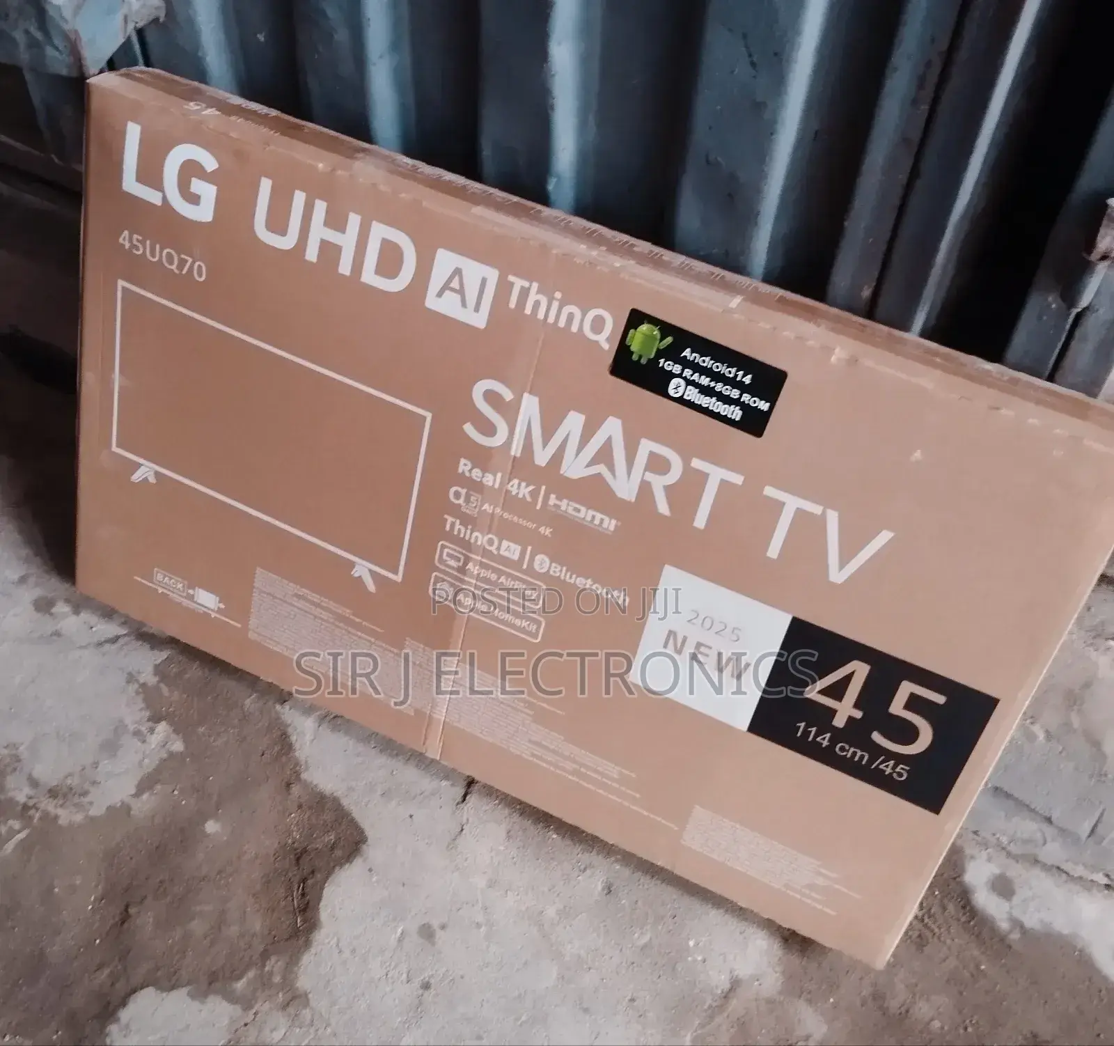 45" Lg Smart 4k Uhd Tv + Netflix + Youtube + Bluetooth + Warranty