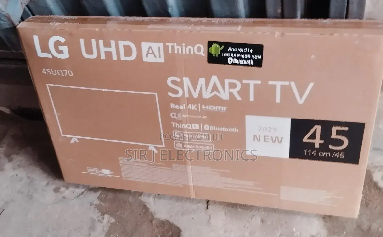 45" Lg Smart 4k Uhd Tv + Netflix + Youtube + Bluetooth + Warranty