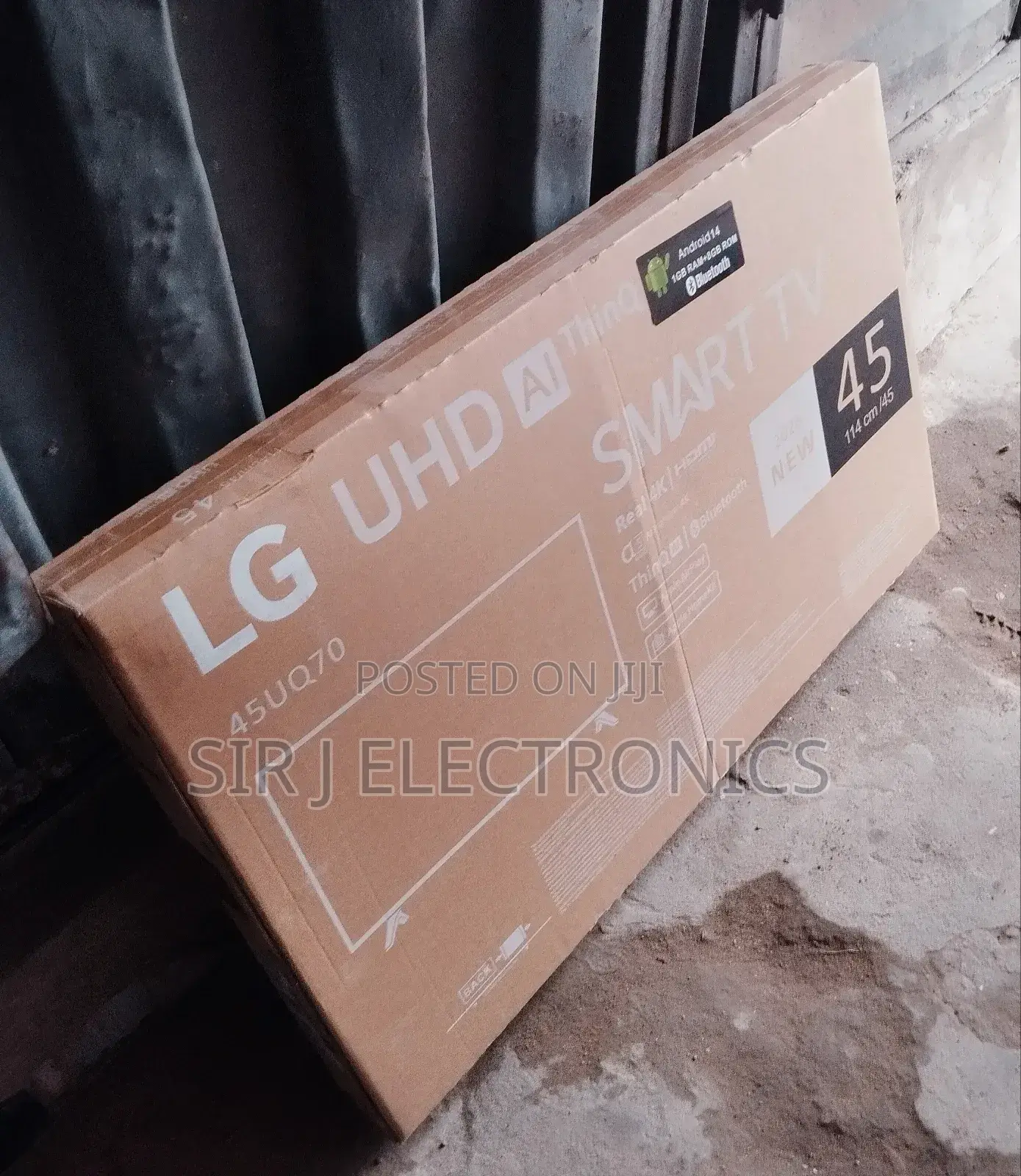Brand New 45" Lg Smart 4k Uhd Tv + Netflix + Youtube + Bluetooth