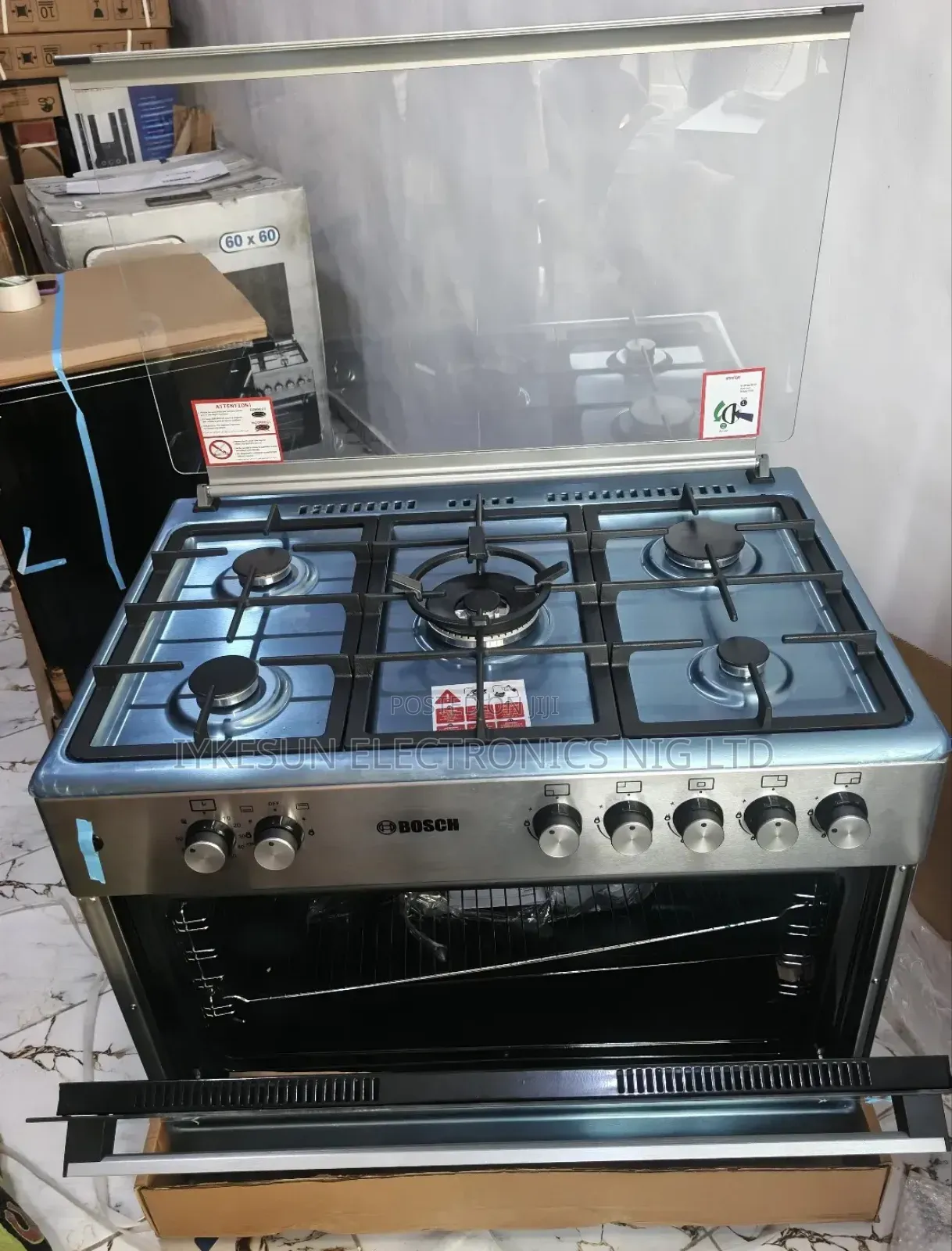 Original High Quality Bosch Stainless Steel Standing Gas Cooker Copper
