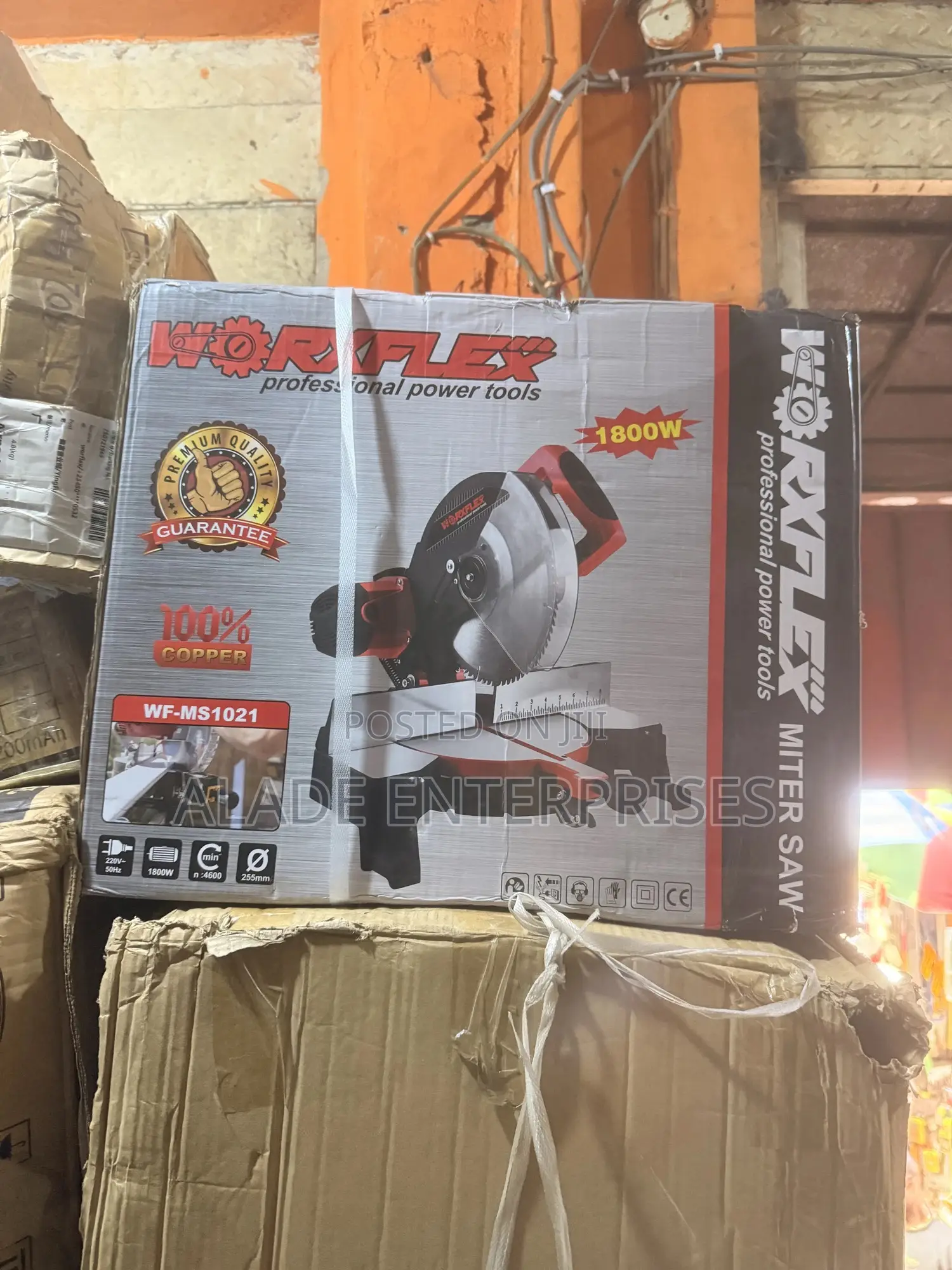 Worxflex Professional 1800w 10inch Miter Saw 100% Copper