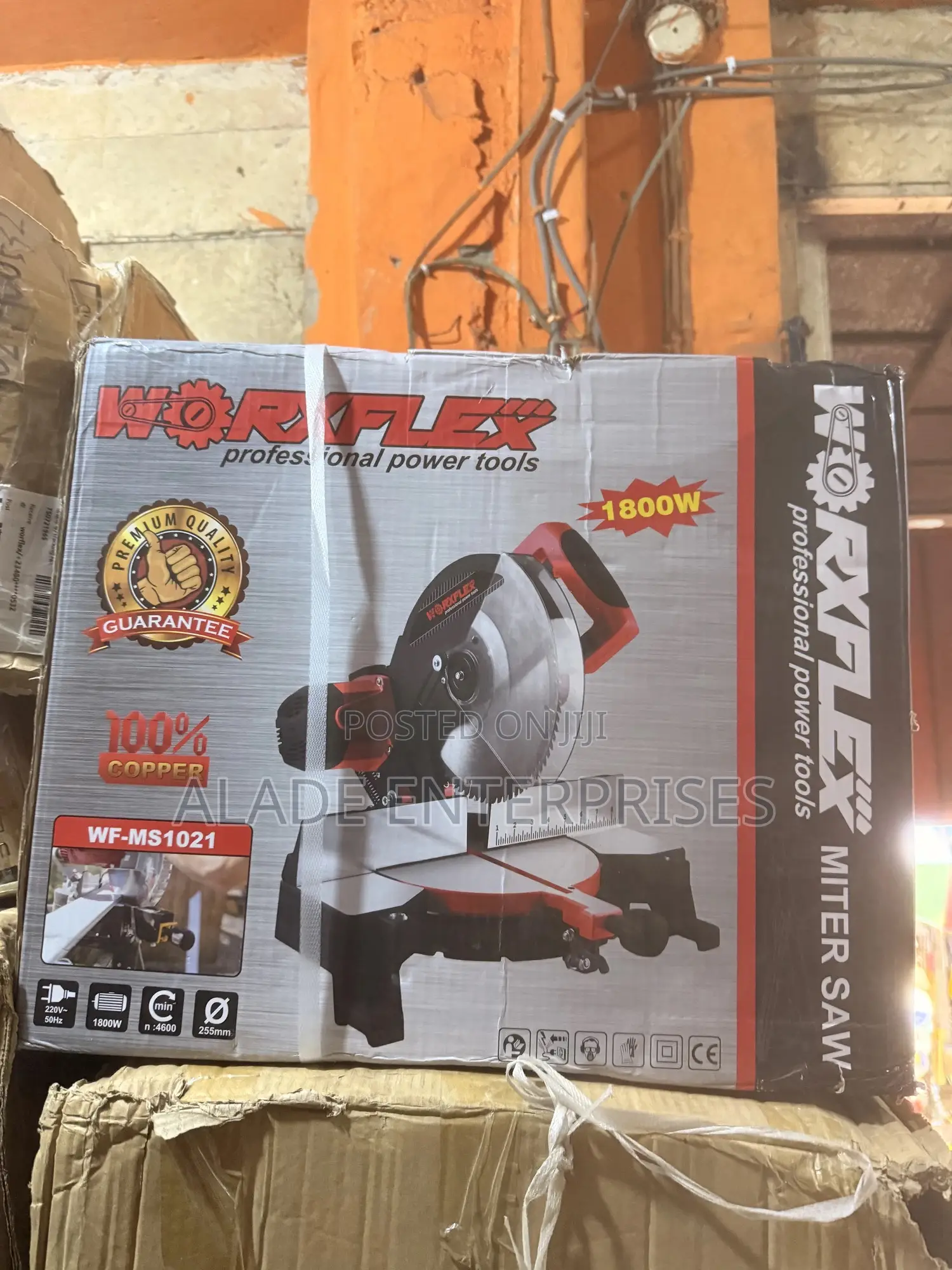 Worxflex Professional 1800w 10inch Miter Saw 100% Copper