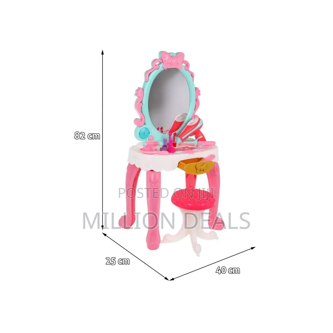 Dress Play Real Working Function Girl Child Toy Set Ages 3+