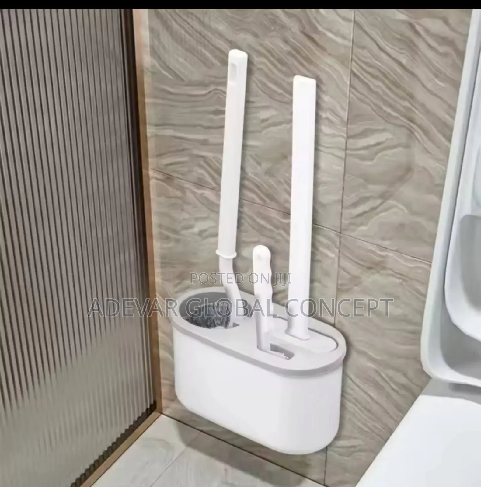 3in1 Silicone Wall Mounted Toilet Brush