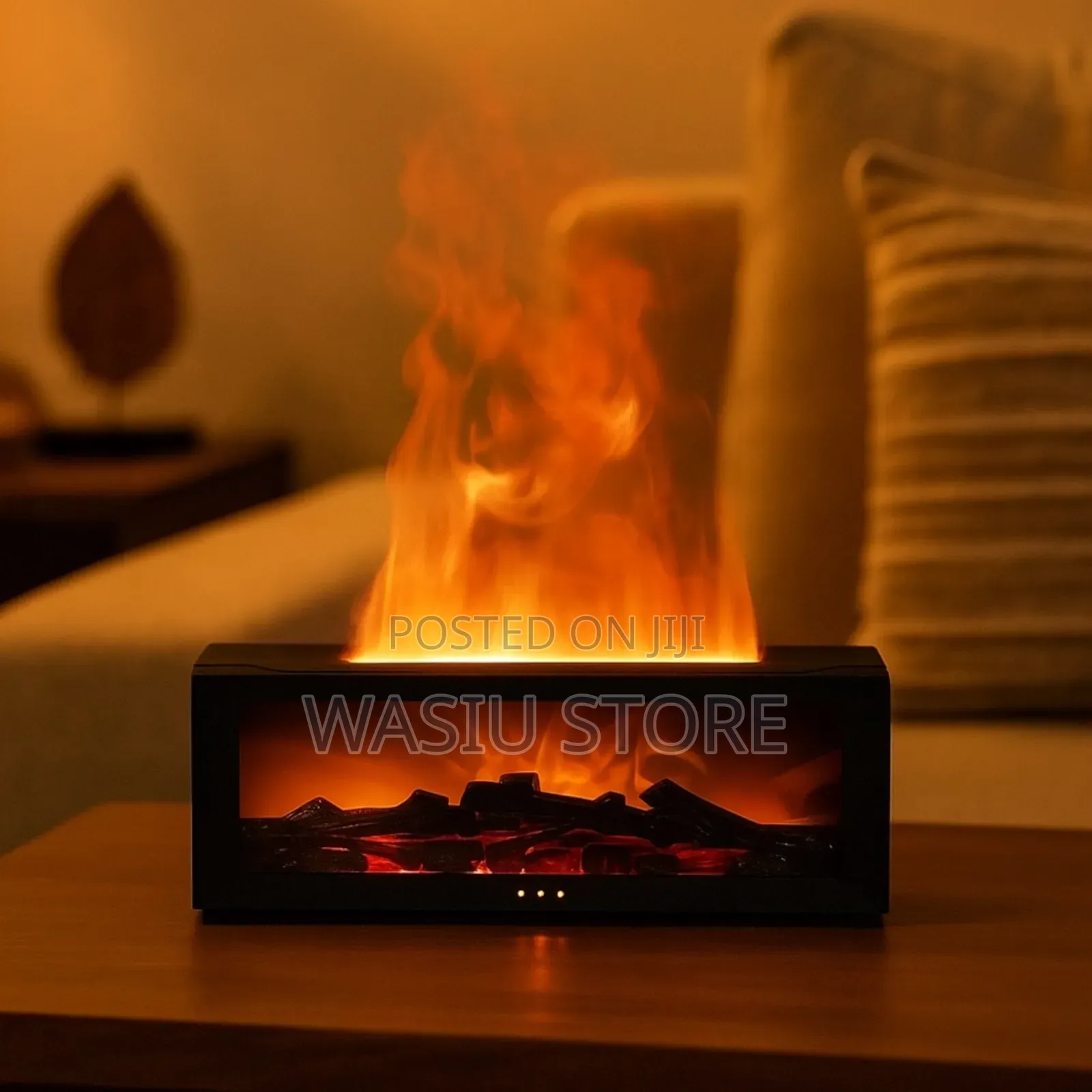 Air Humidifier Colorful Fireplace Flame Aroma Diffuser Humidifier