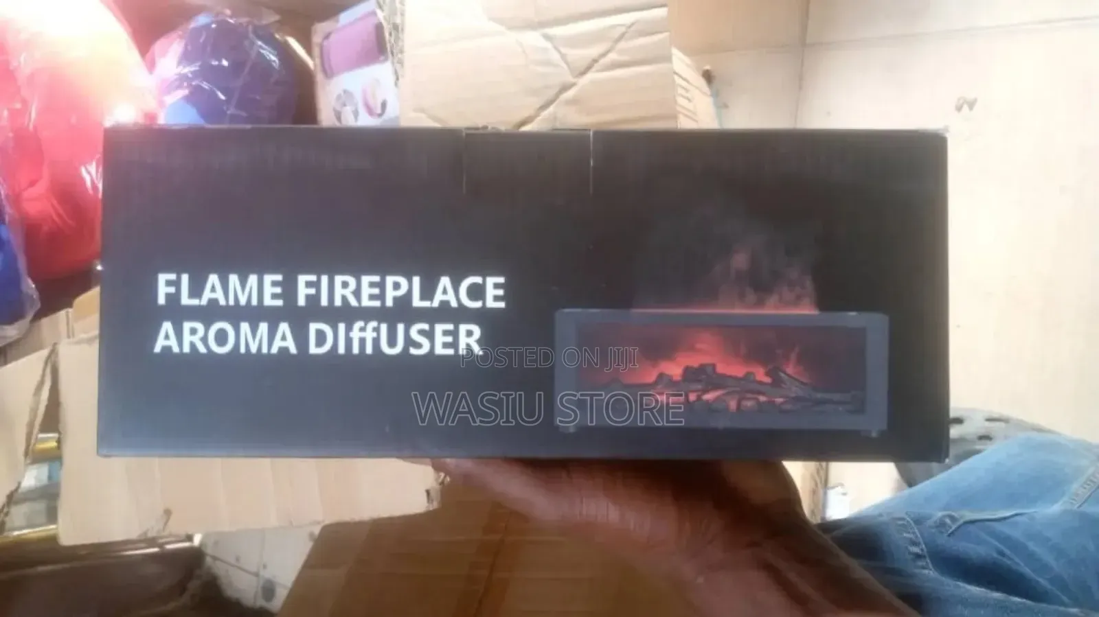 Air Humidifier Colorful Fireplace Flame Aroma Diffuser Humidifier