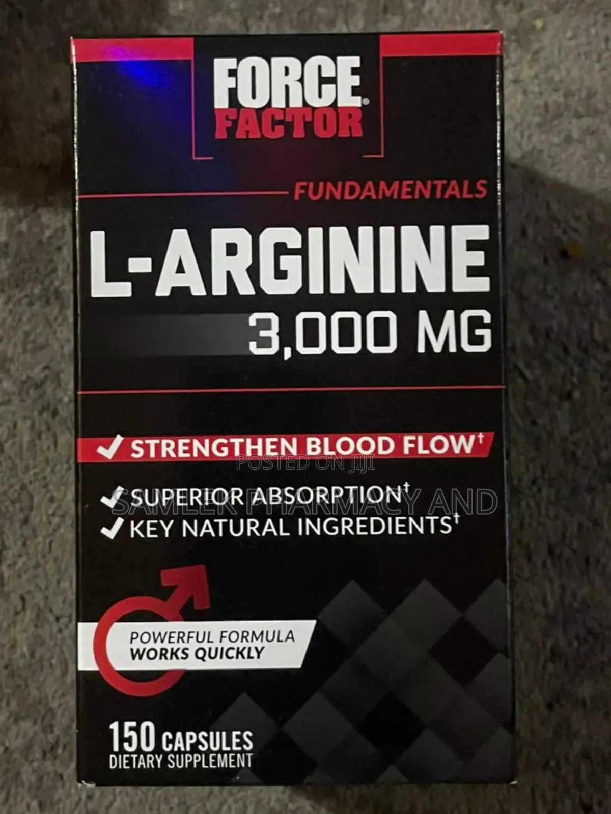 Force Factor L-arginine Nitric Oxide
-150caps