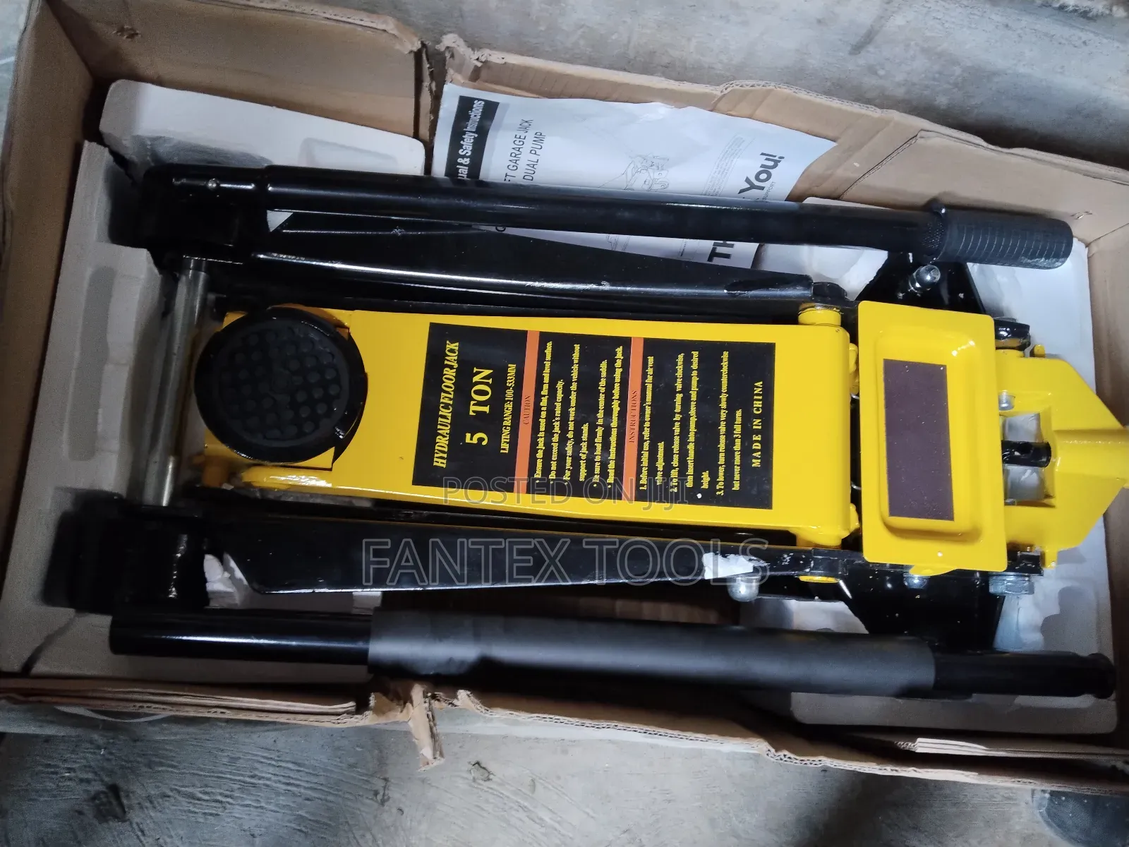 5t Hydraulic Floor Jack.