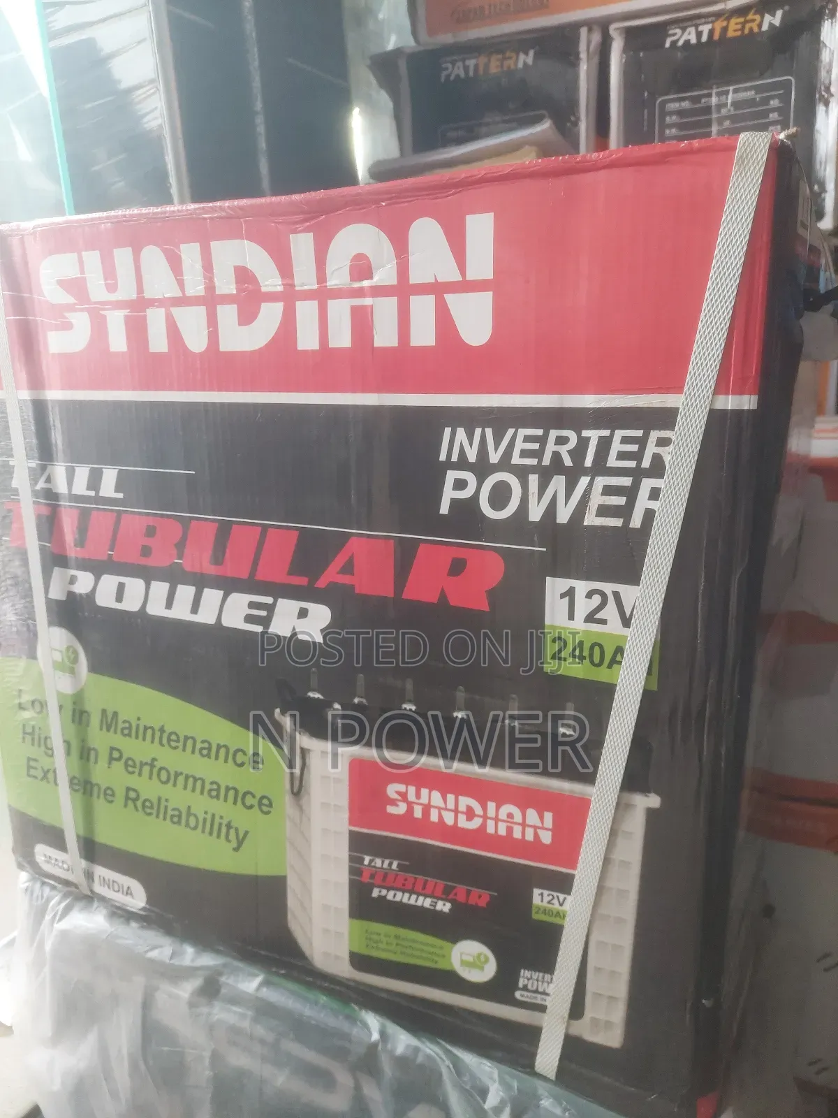 Syndian Solar Tubular Battery 240ah /12v