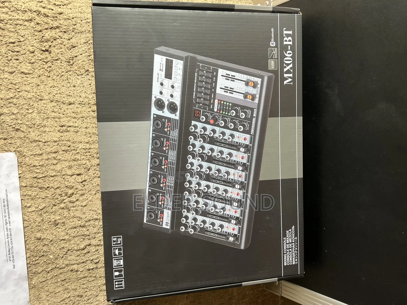 6channel Yamaha Mixer With Equalizer and Effects