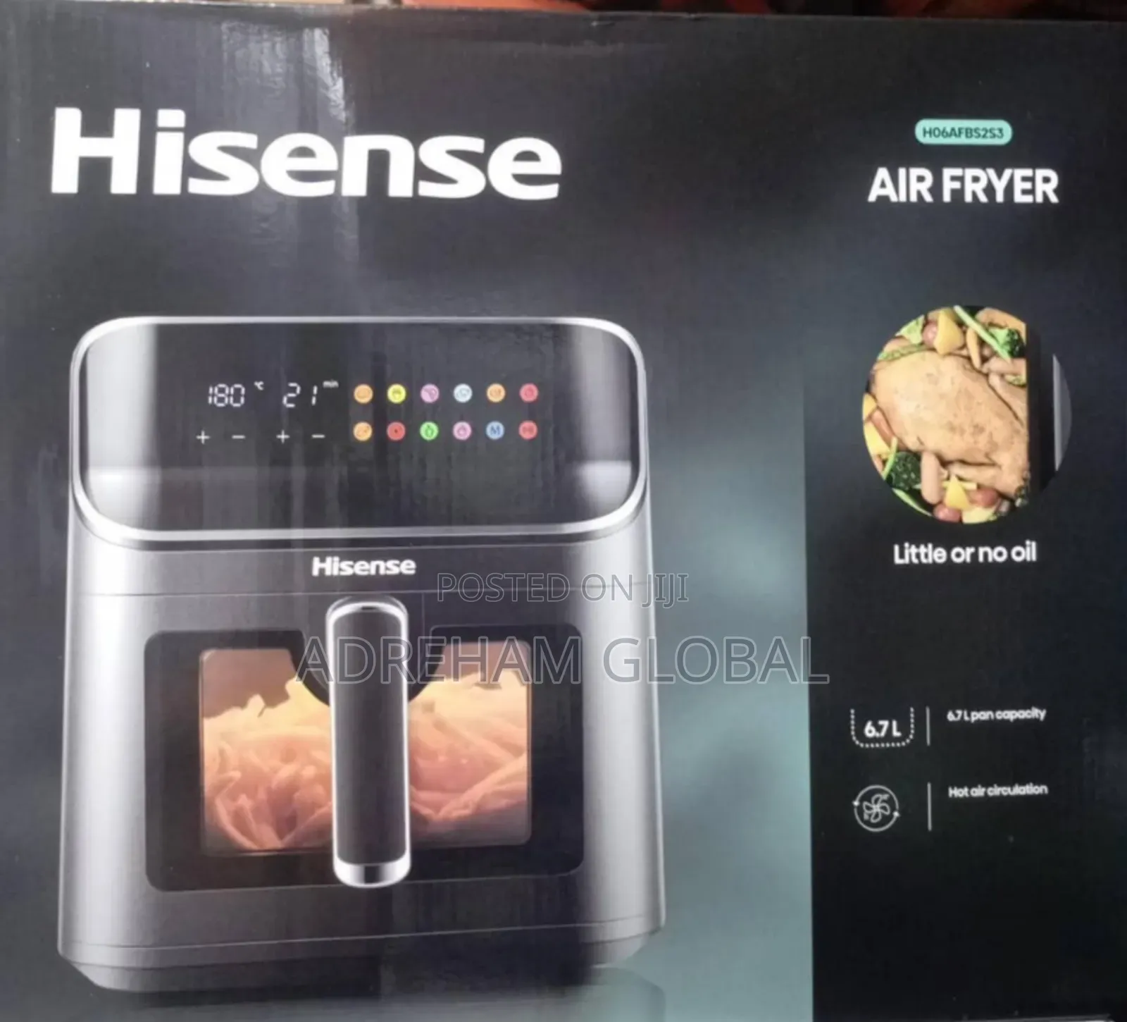 Hisense Air Fryer 6.7l