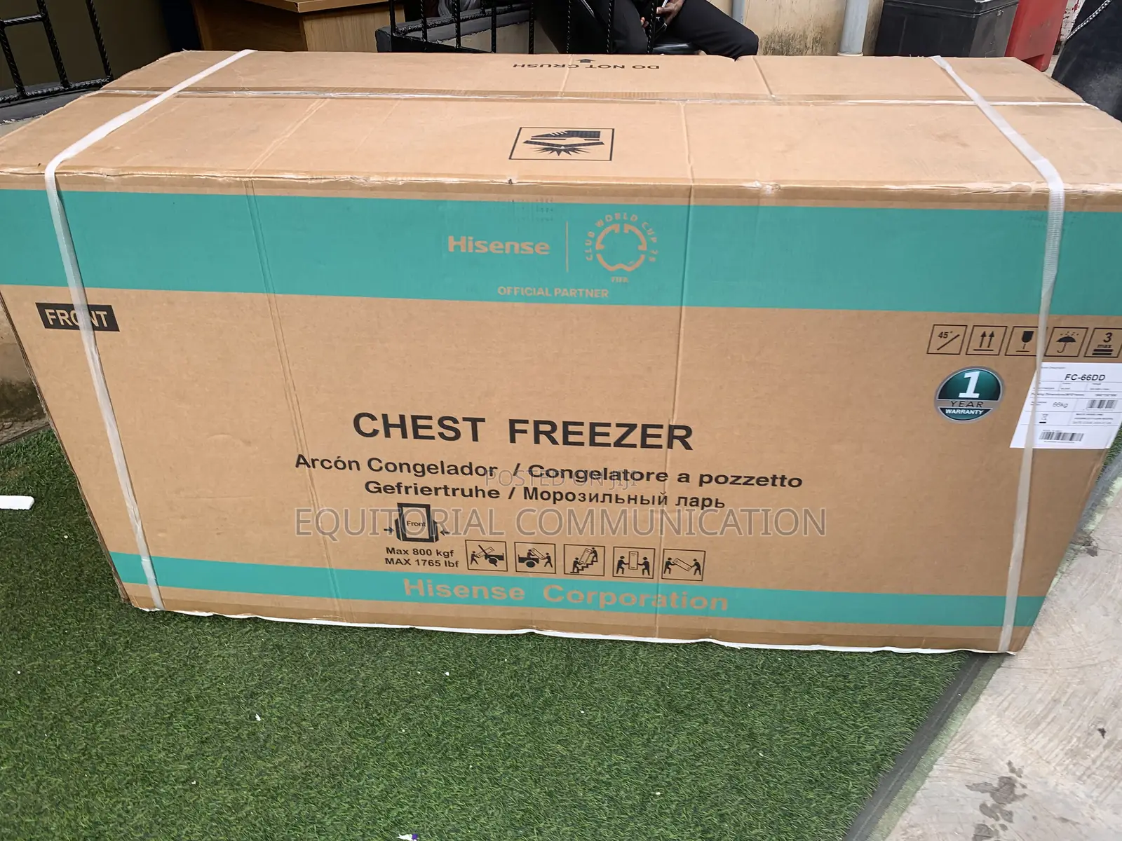Hisense Fc-66dd Freezer With Adjustable Thermostat