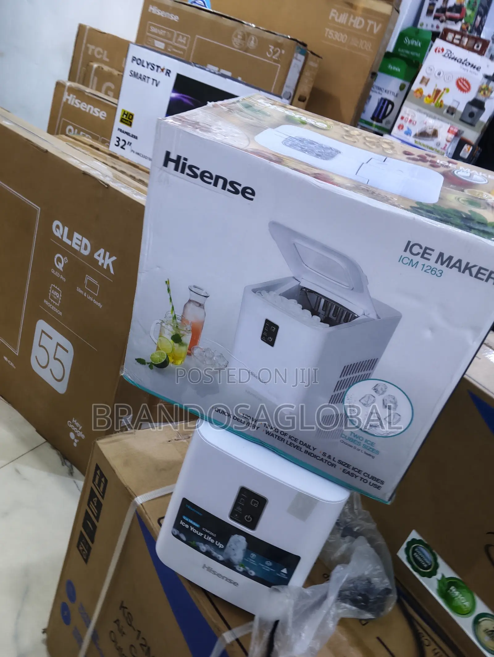 Hisense 12kg Ice Cube Machine Portable Icm1263