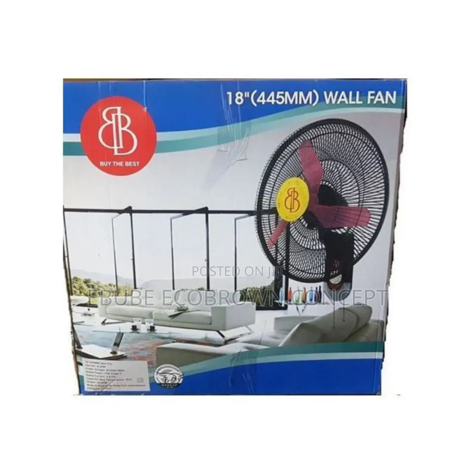 Bb 18' Inches Wall Industrial Fan