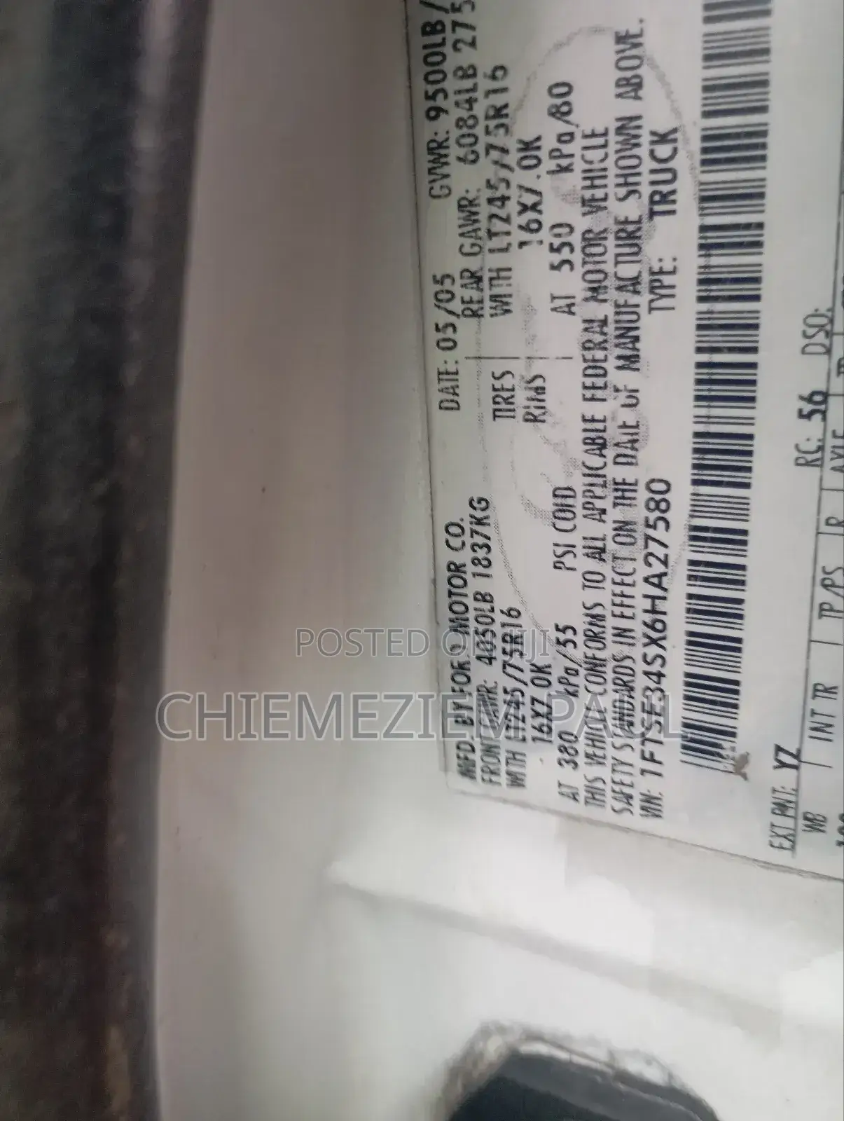 Ford E350 2006 White