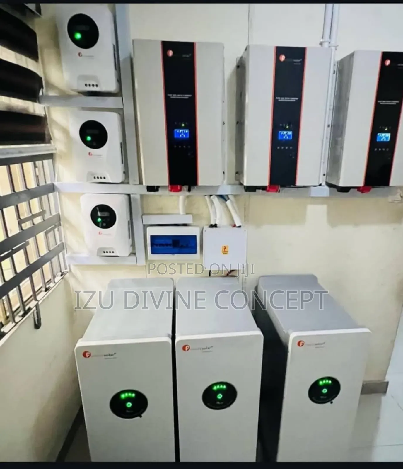 30kva Inverter Setup and 45kwh Lithium Battery Backup