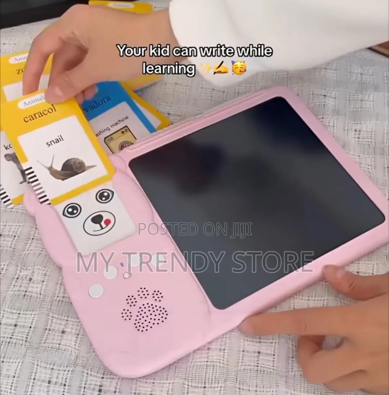 2 in 1 Card Reading Machine With LCD Writing Board for Kids