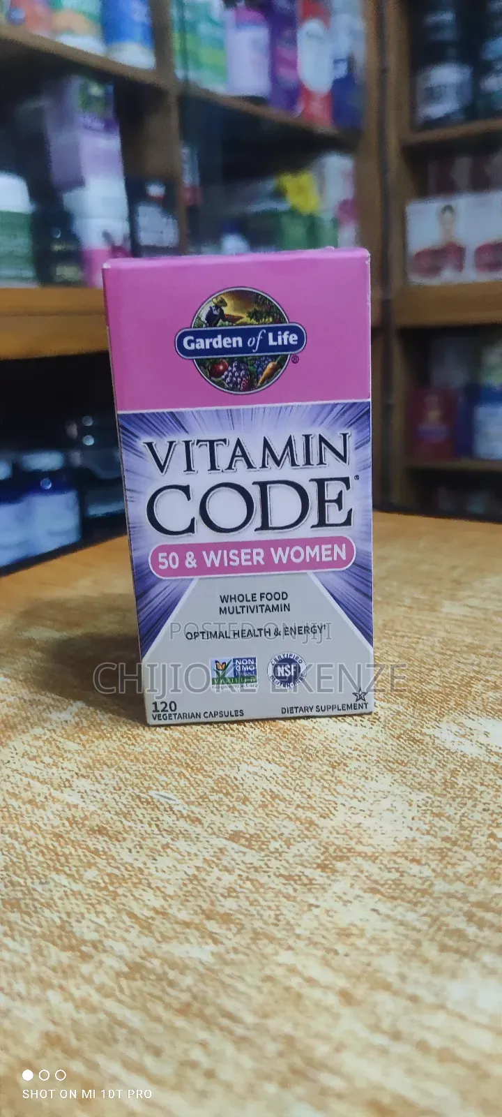 Garden of Life Vitamin Code 50 Wiser Women X 120 Capsules