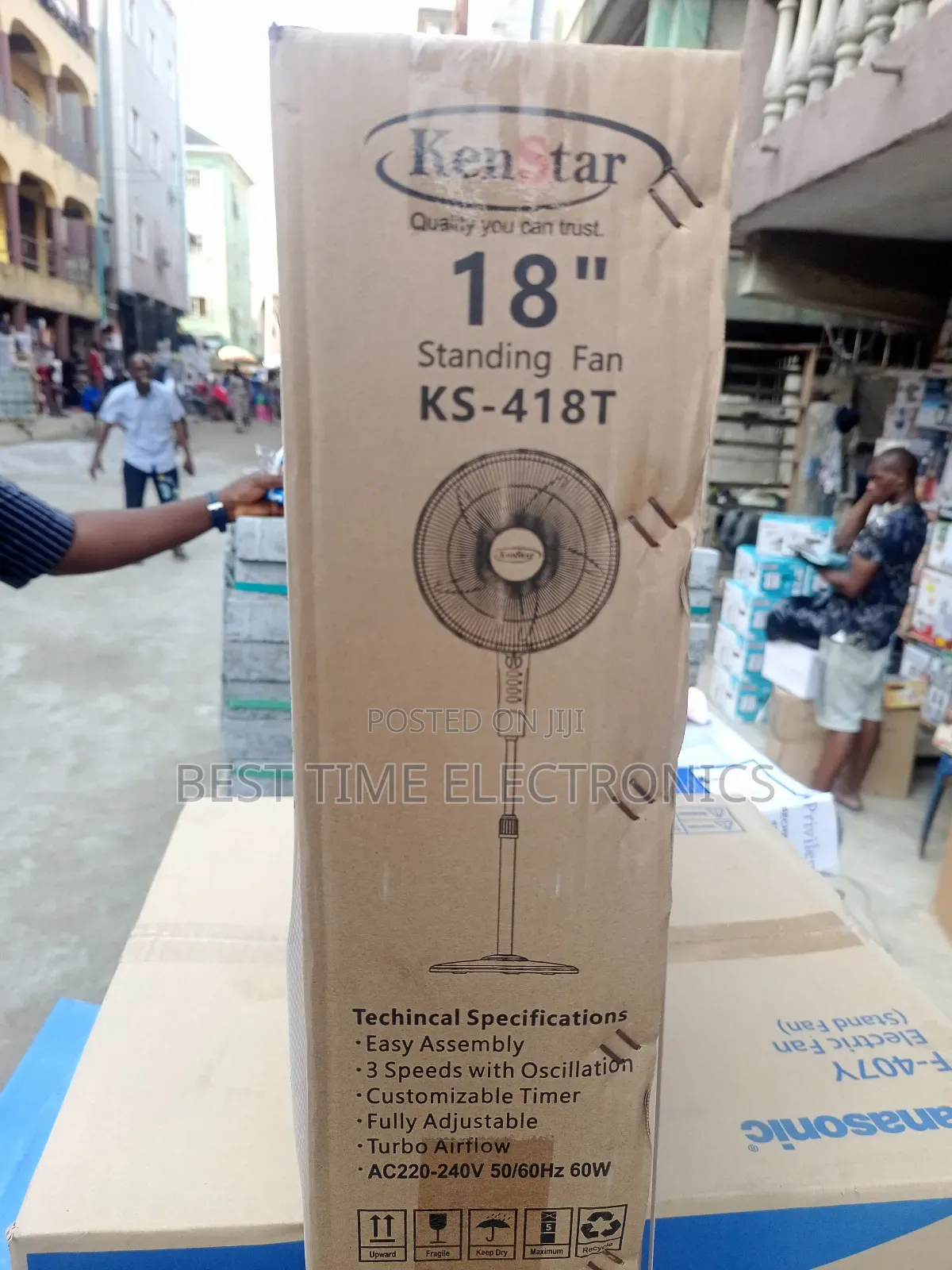 18" Kenstar Electrical Stand Fan