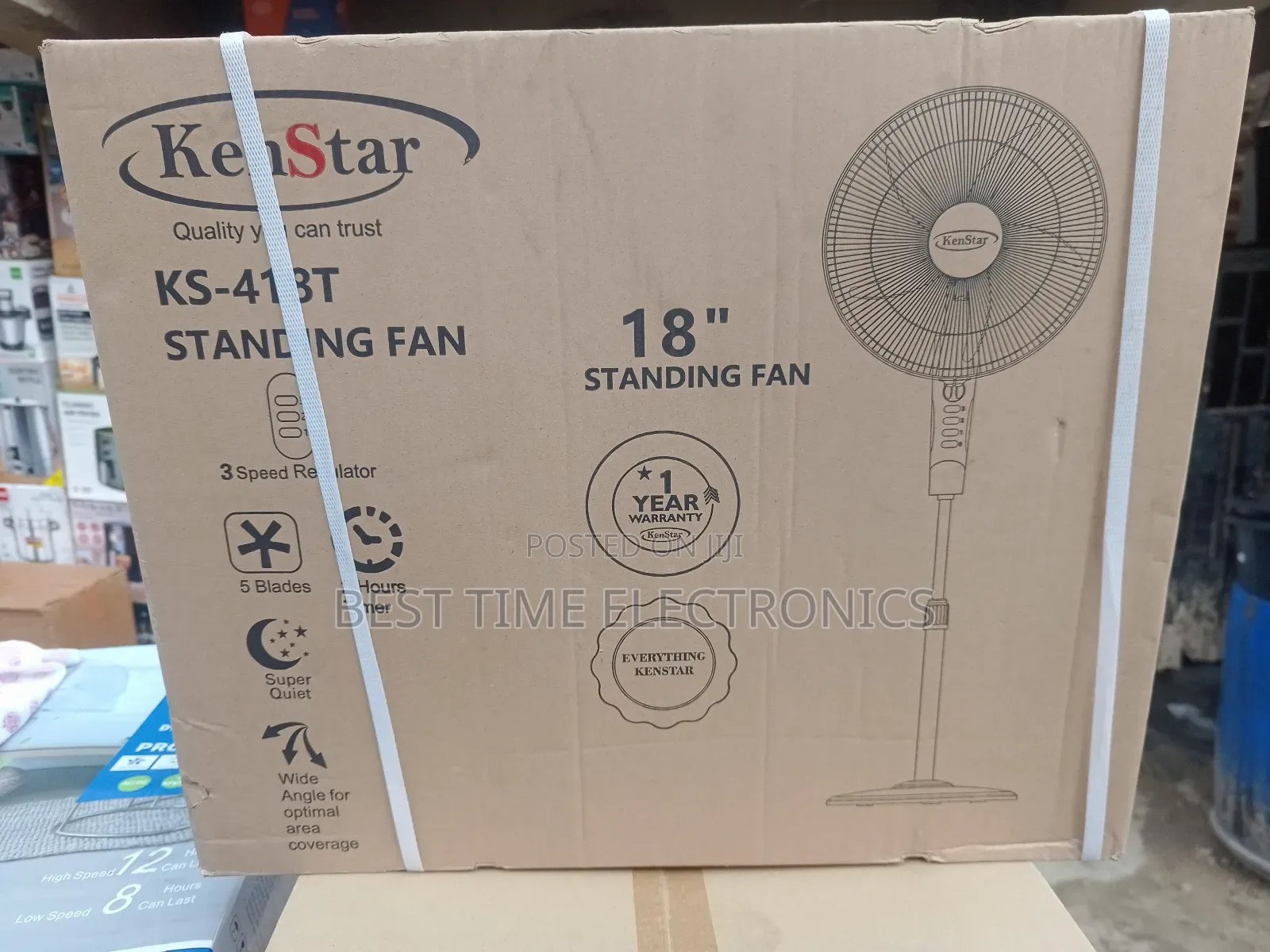 18" Kenstar Electrical Stand Fan