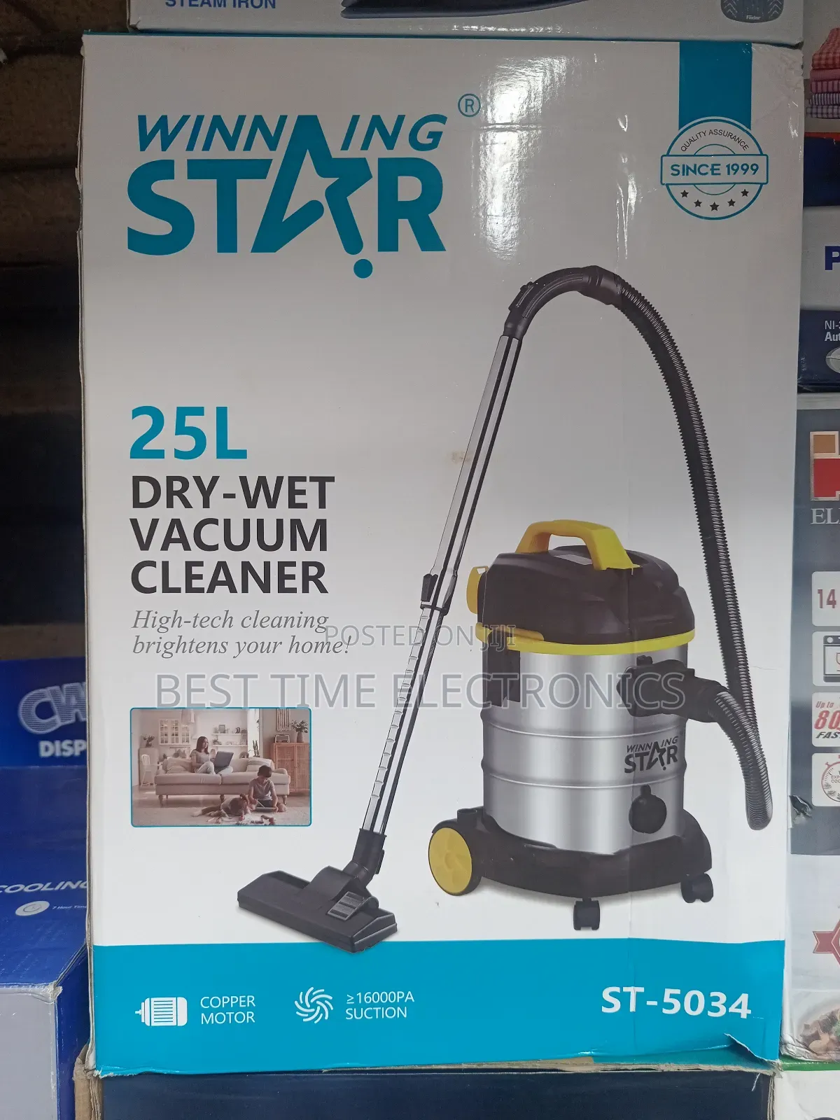 Winning Star 25l Dry Wet Vacuum Cleaner