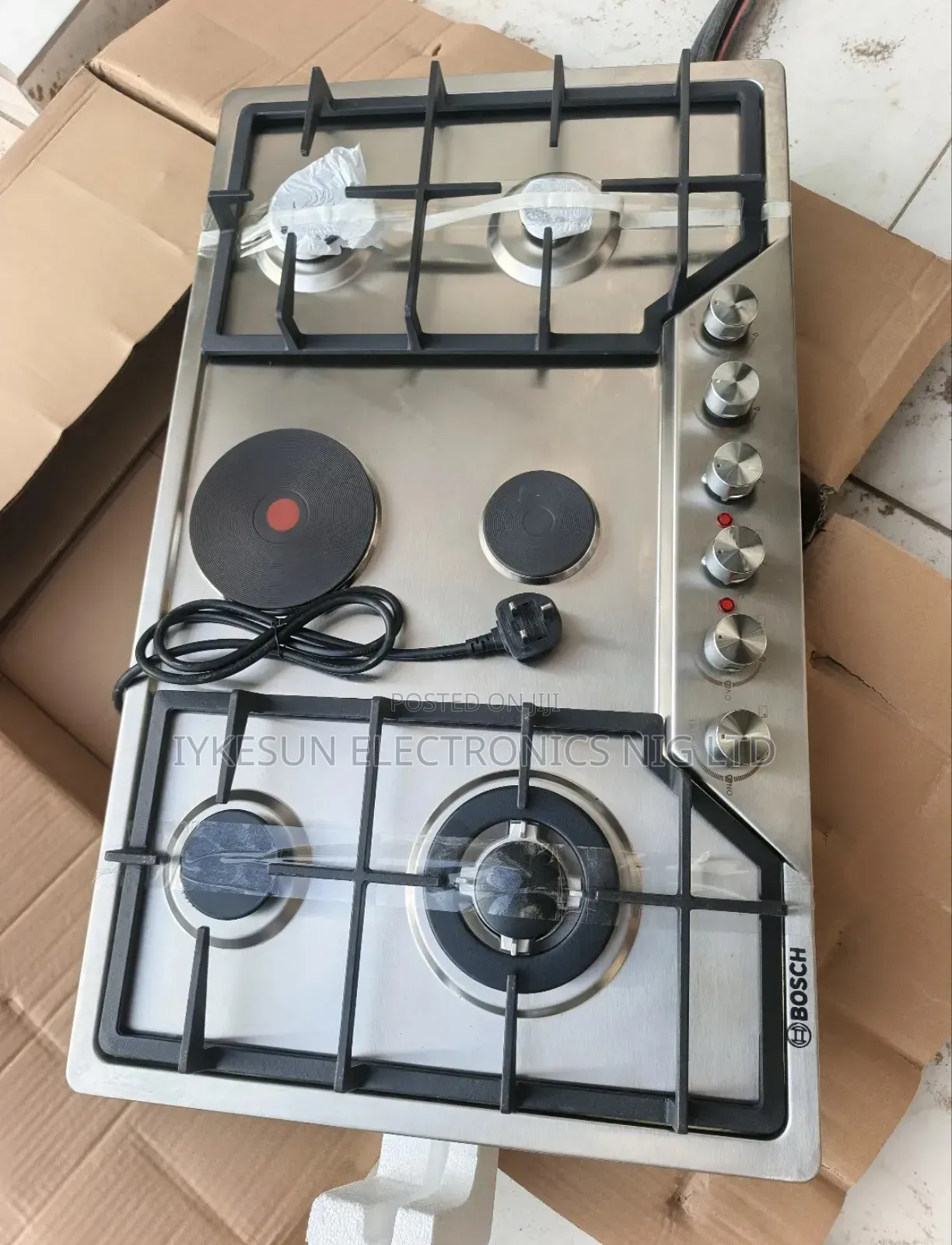 Original Bosch 90cm Built-in 4+2 Gas & Electric Cooker Hob Automatic