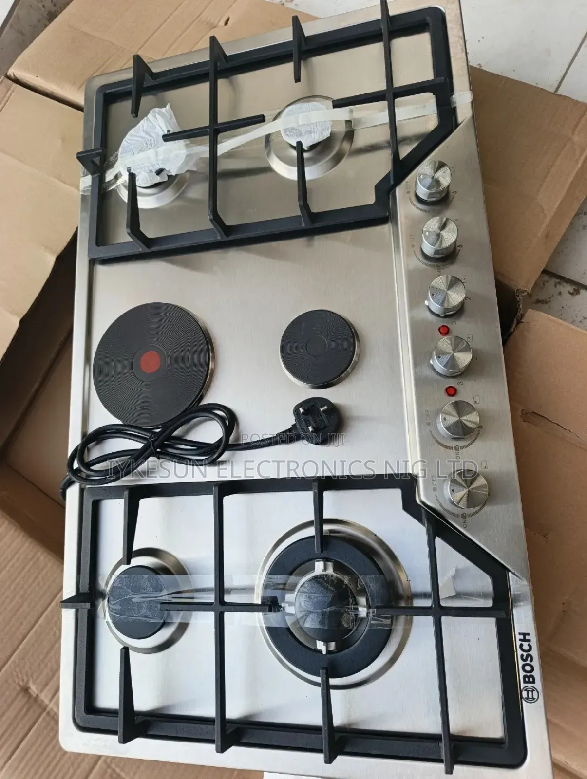 Original Bosch 90cm Built-in 4+2 Gas & Electric Cooker Hob Automatic