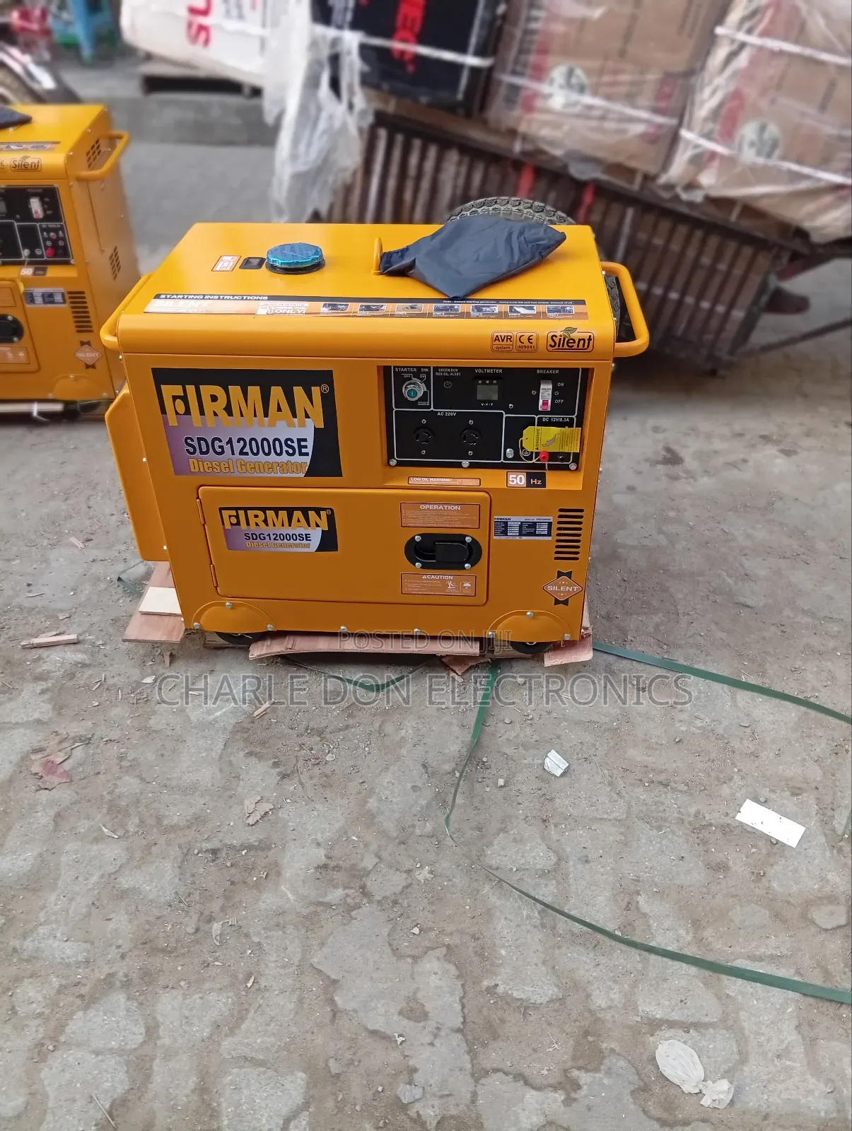 Fireman 10kva Soundproof Diesel Generator