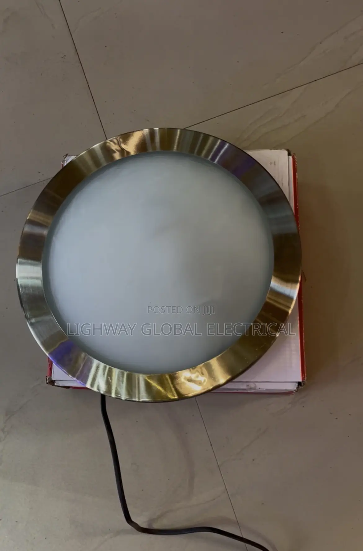 Vintage Satin Silver Ceiling Fitting Light