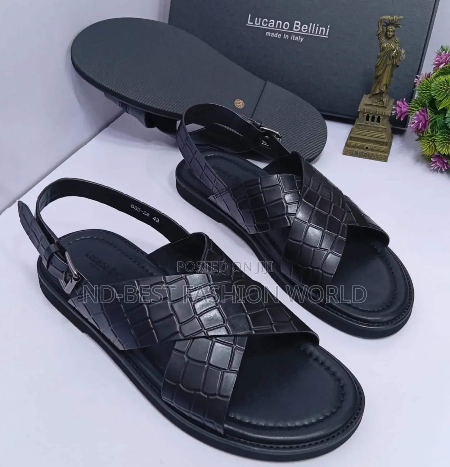 Luciano Leather Slippers