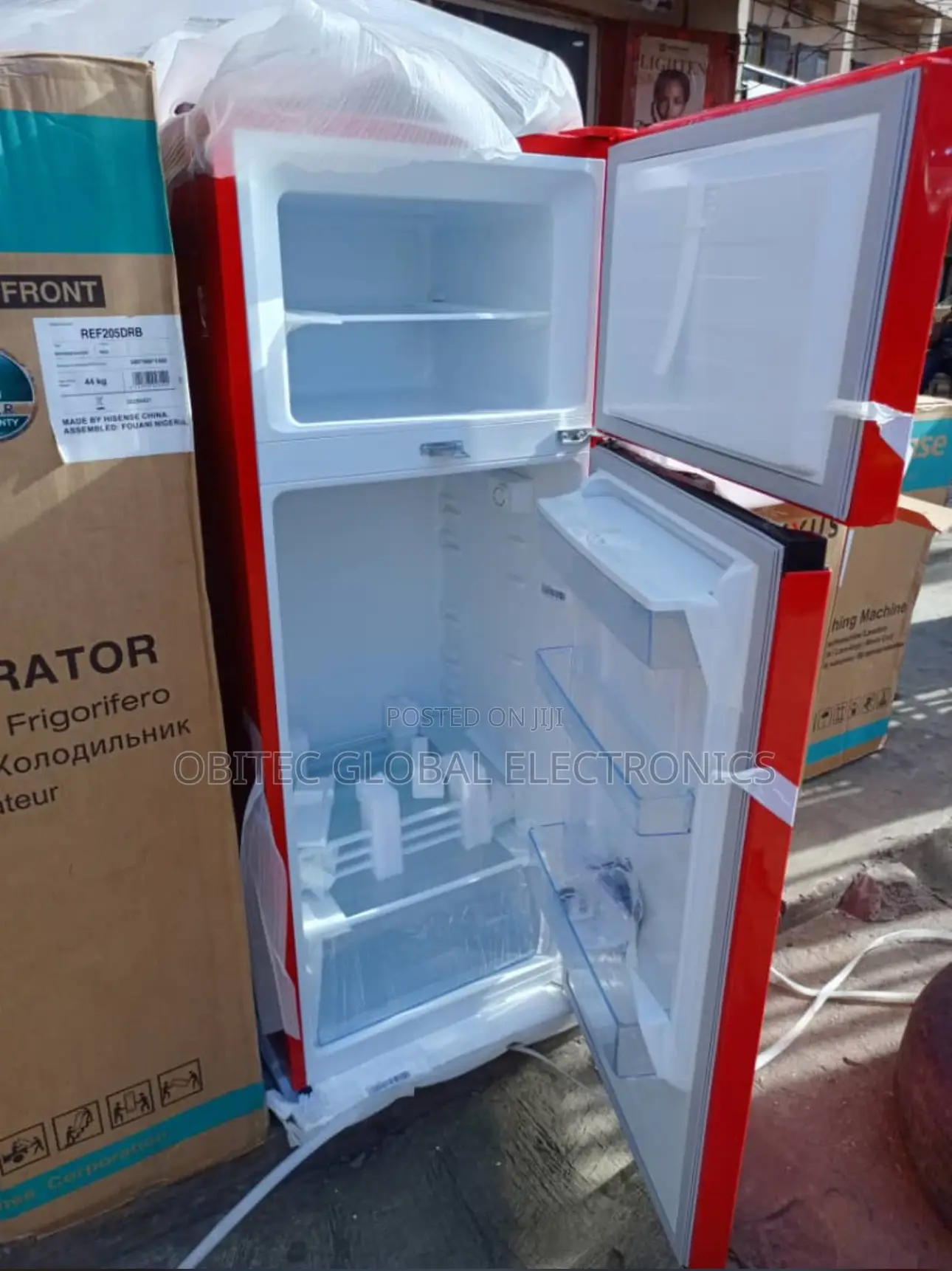 Hisense 205l Double Door Fridge