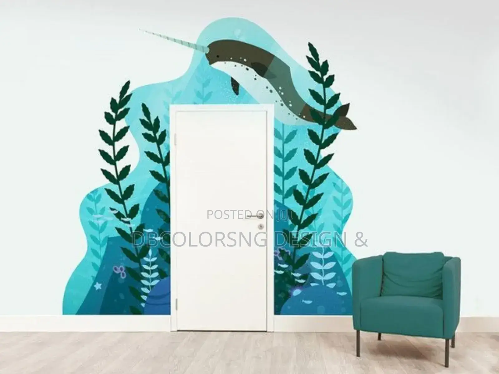 Children Room Design With Wall Arts Painting in Lagos