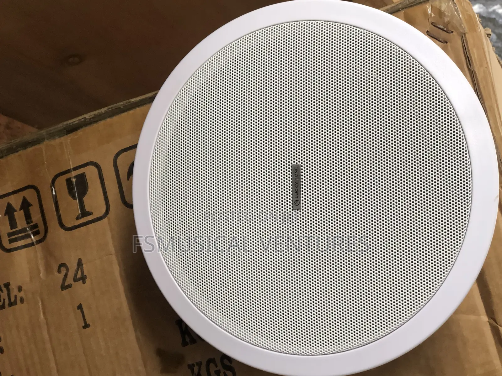 Lucky Tone 80watts 6pcs Ceiling Speaker With 7 Inch in Wall Amplifier