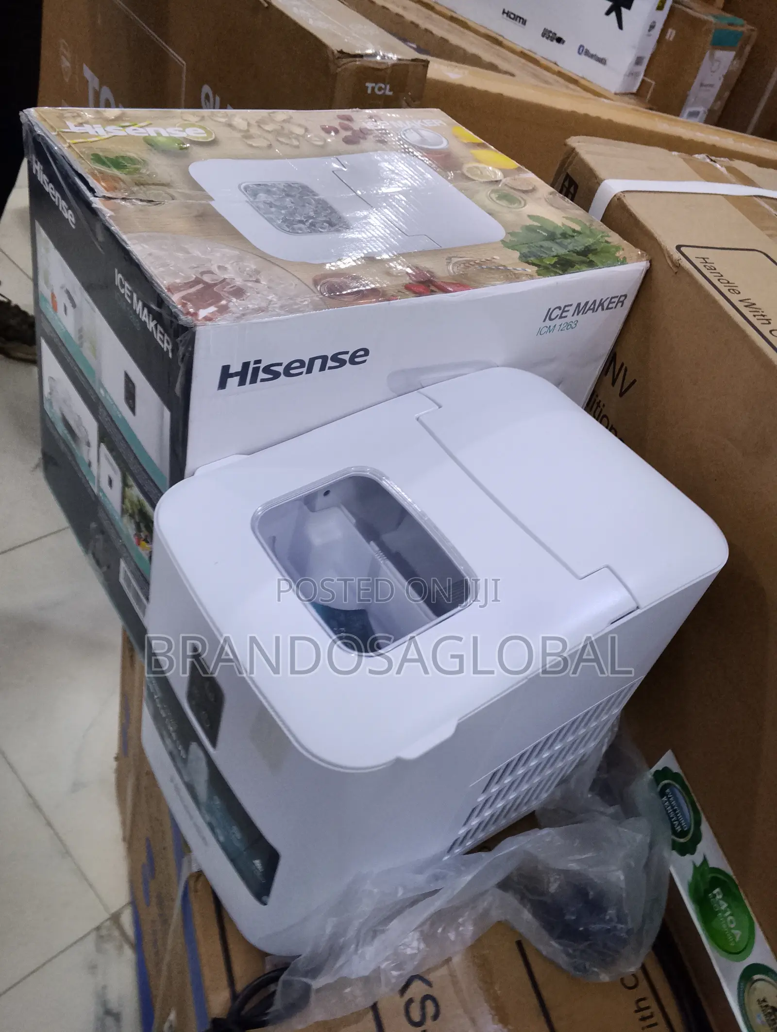 Hisense 12kg Ice Maker - 1500ml 9pcs/7mins