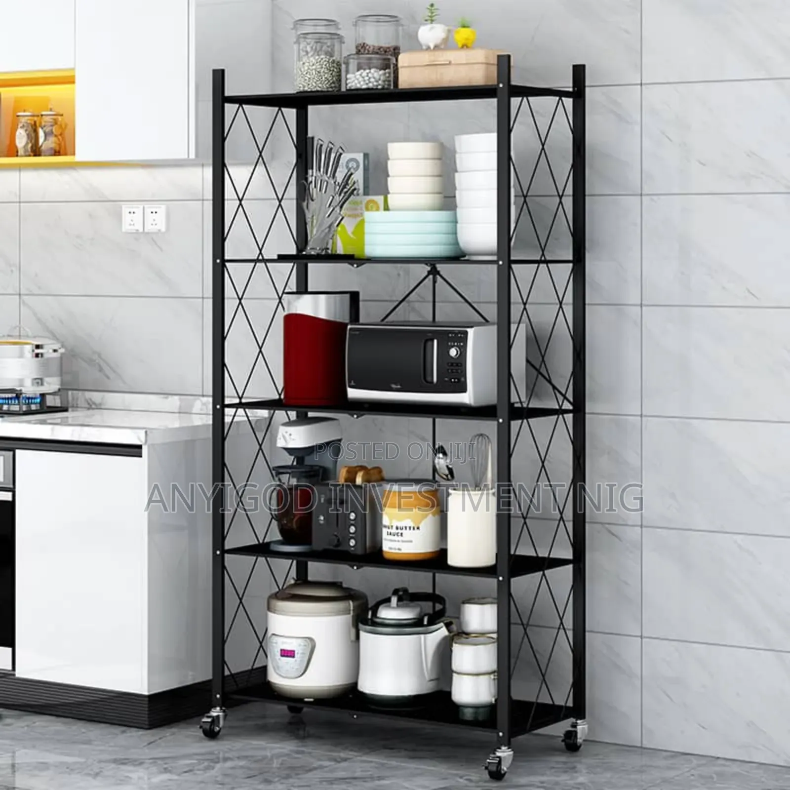 4 Layers Kitchen Rack