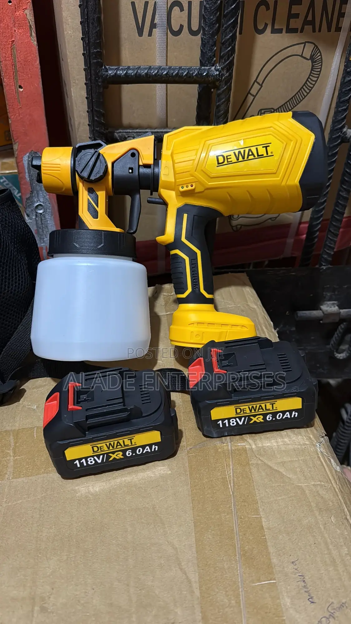 Cordless Spray Gun Machine With 2 Battery Dewalt