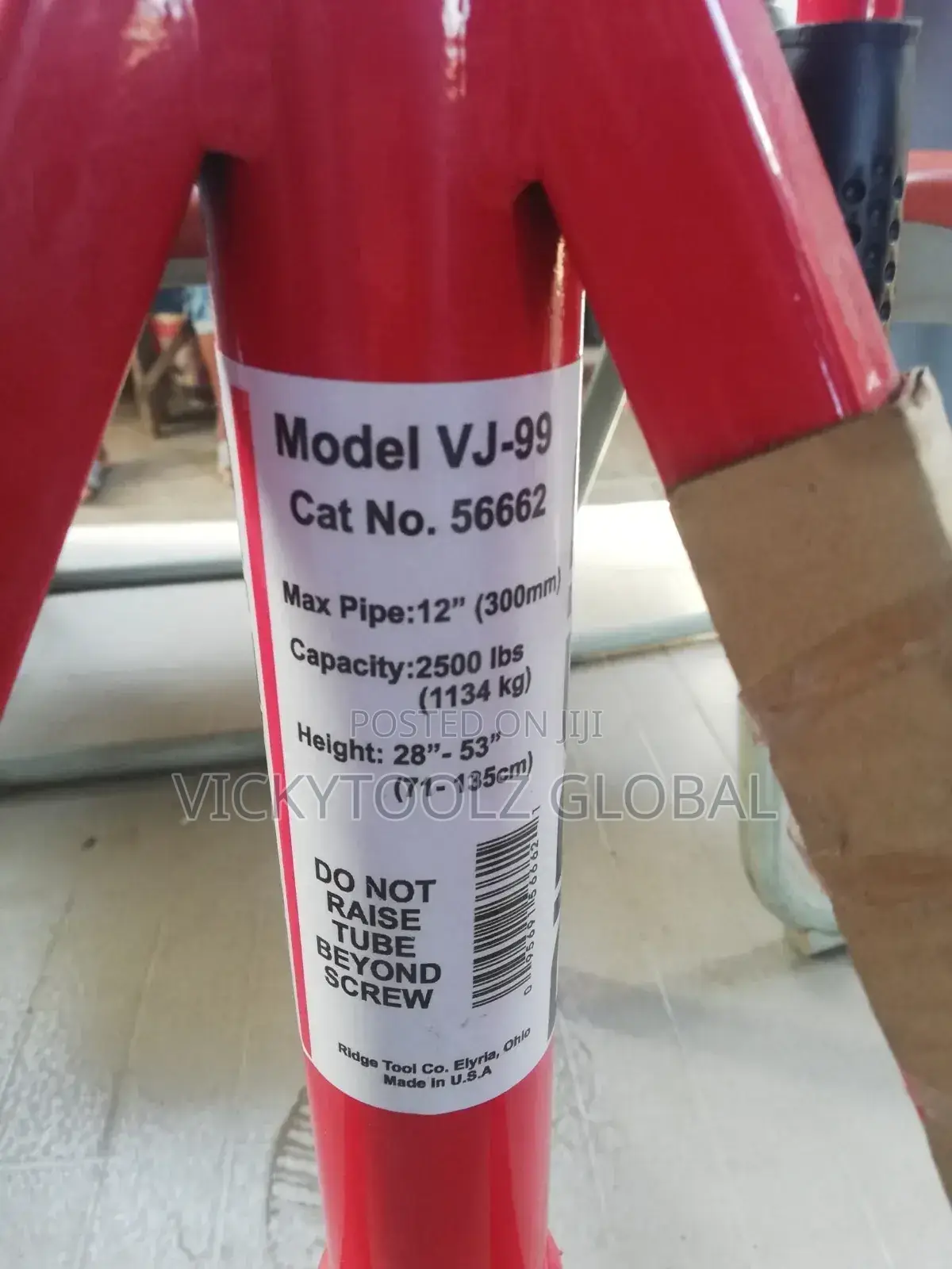 Ridgid Pipe Stand 12" 300mm Vj-99
