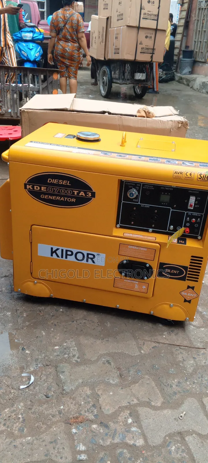 Original Kipor Diesel Generator 12.5 Kva 100% Copper Coil