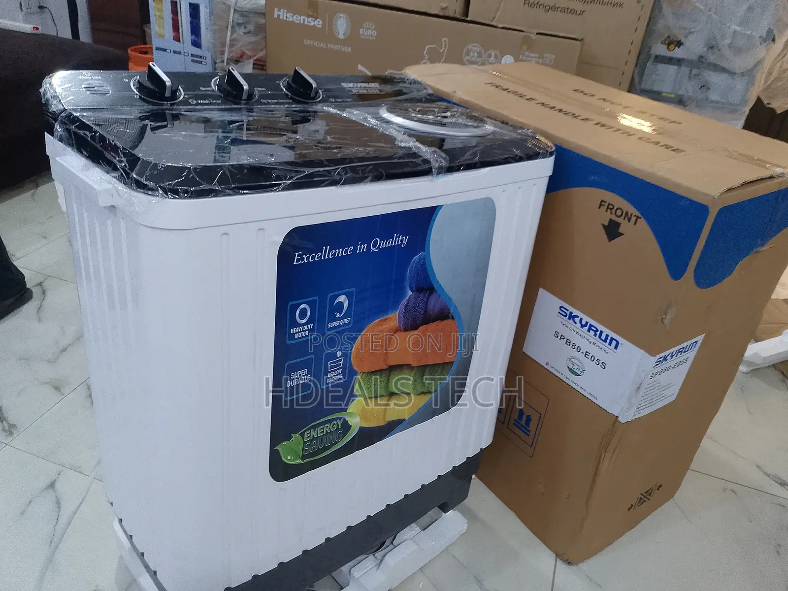 Skyrun 7kg Semi Auto Washer – Compact Powerful