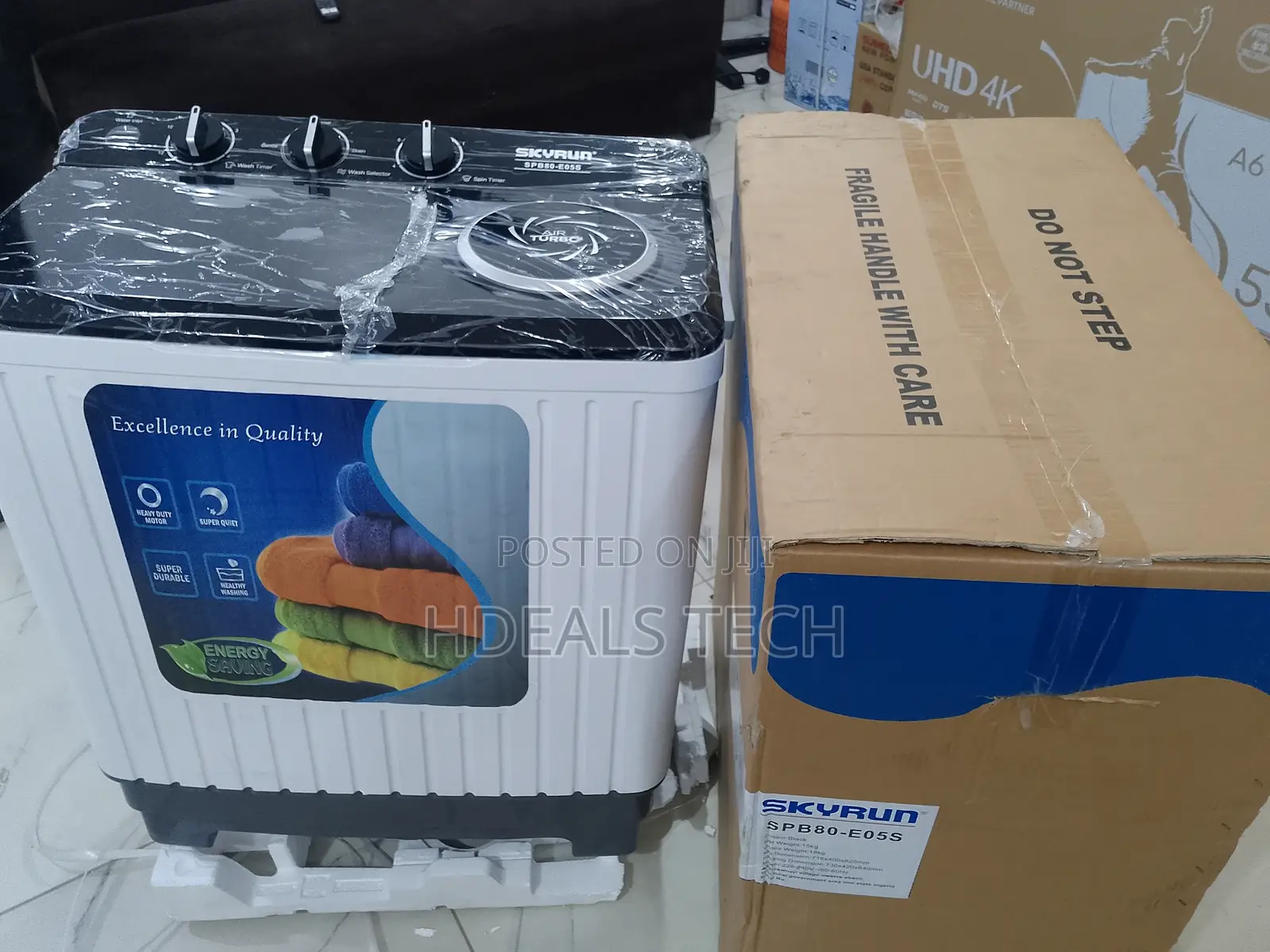 Skyrun 7kg Washing Machine – Rust-Free Body