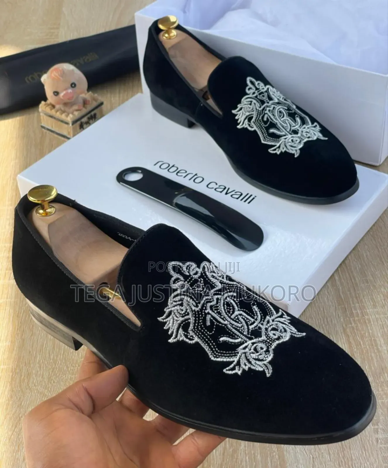Roberto Cavalli Luxury Men's Flat Shoes