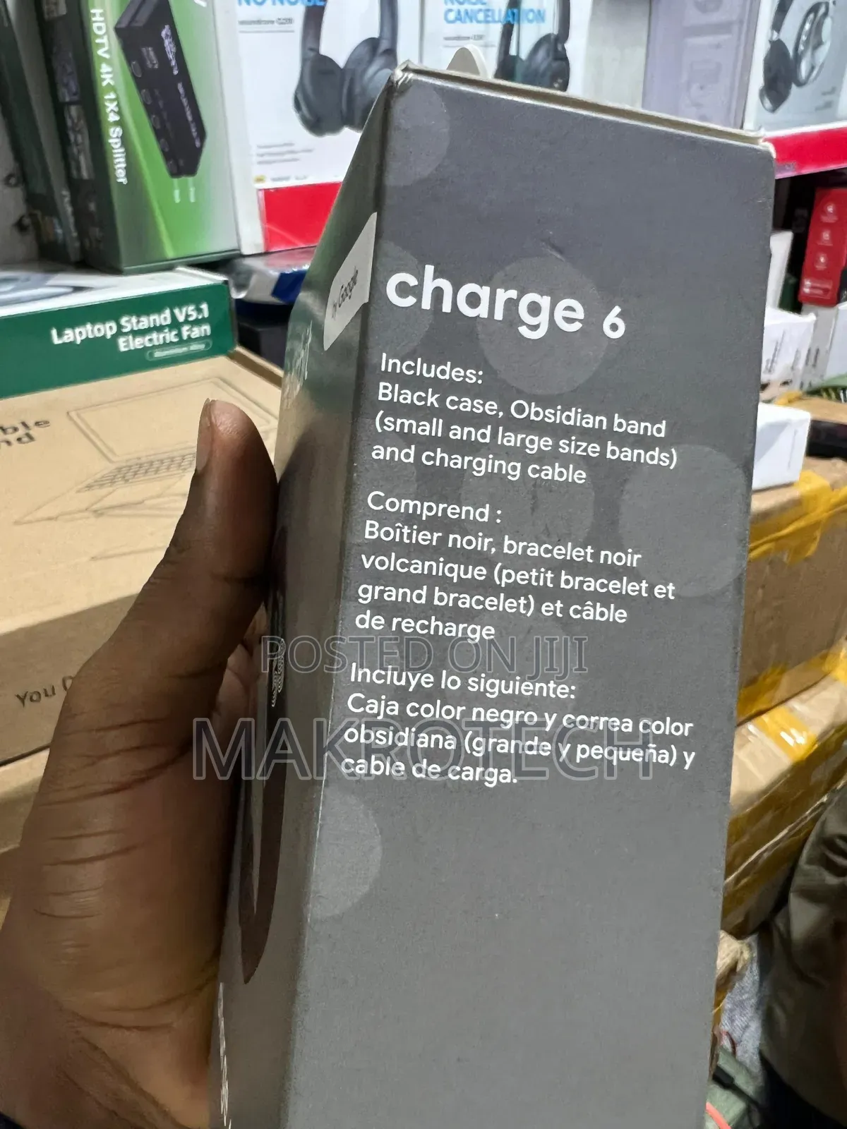 Fitbit Charge 6 Fitness Tracker With Google Apps, Heart Rate on Experi