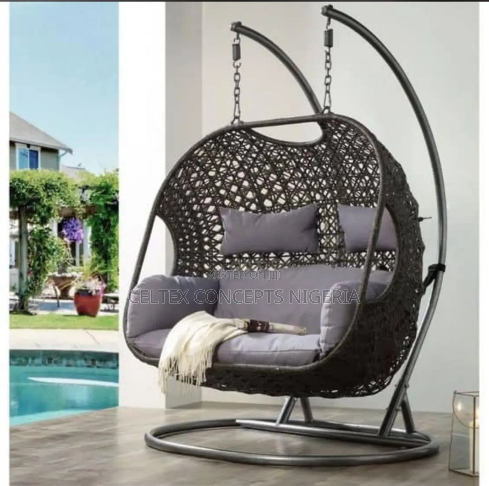 Portable Rattan Swing