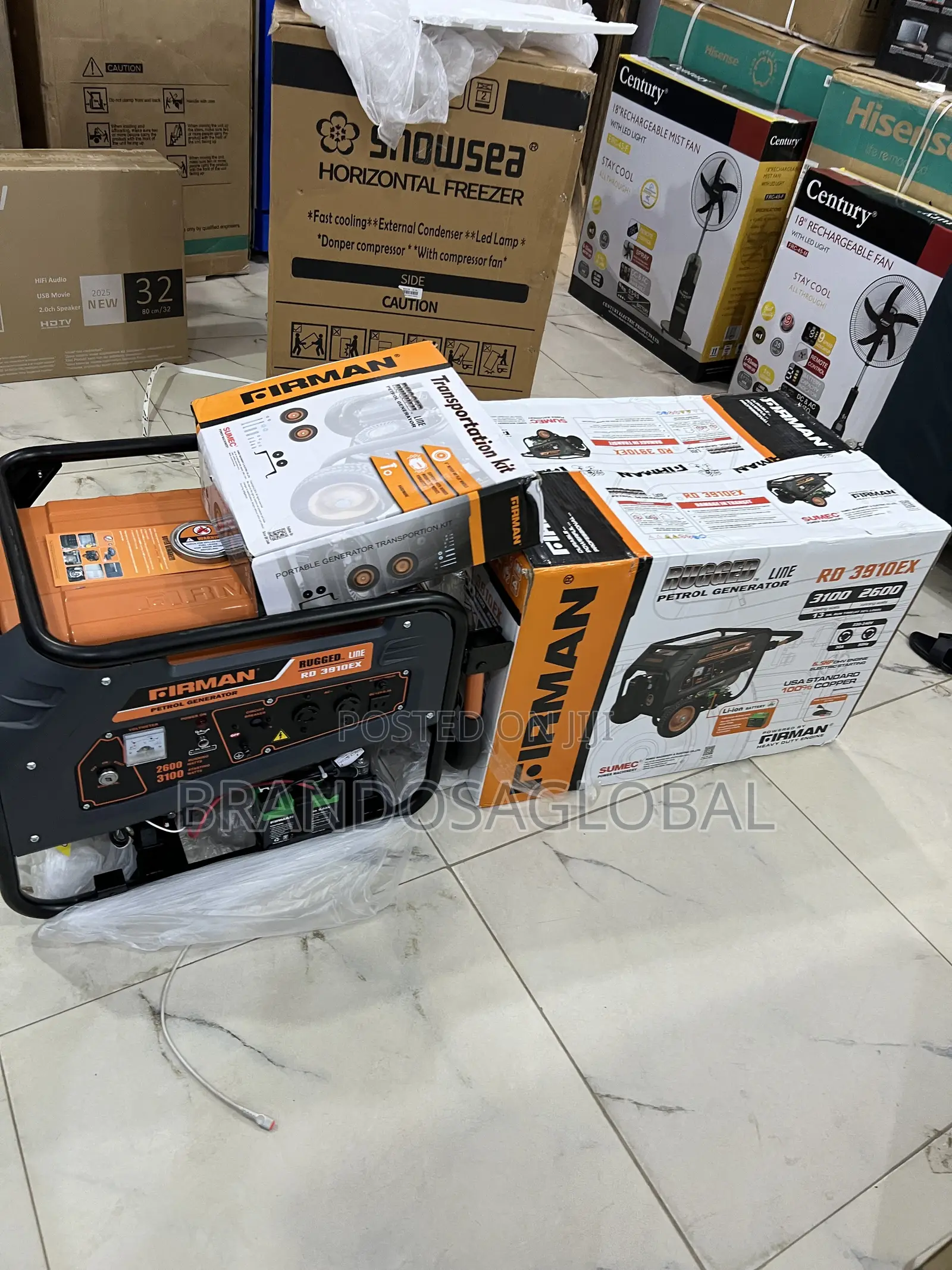Brand New Firman Rd3910ex 2.8kva Key Start Generator Smooth Operation