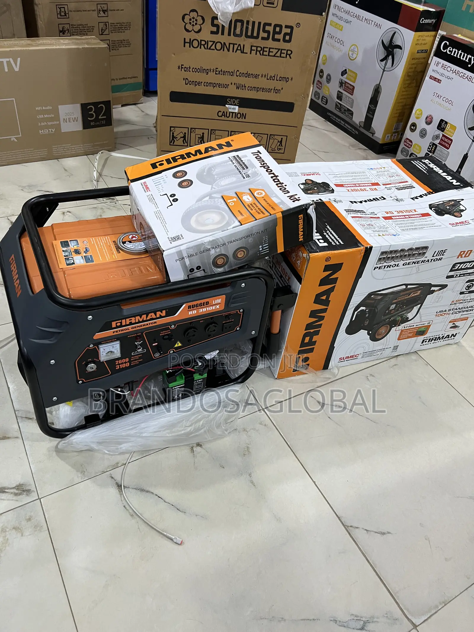 Firman Rd3910ex 2.8kva Generator Key Start Perfect for Home Use