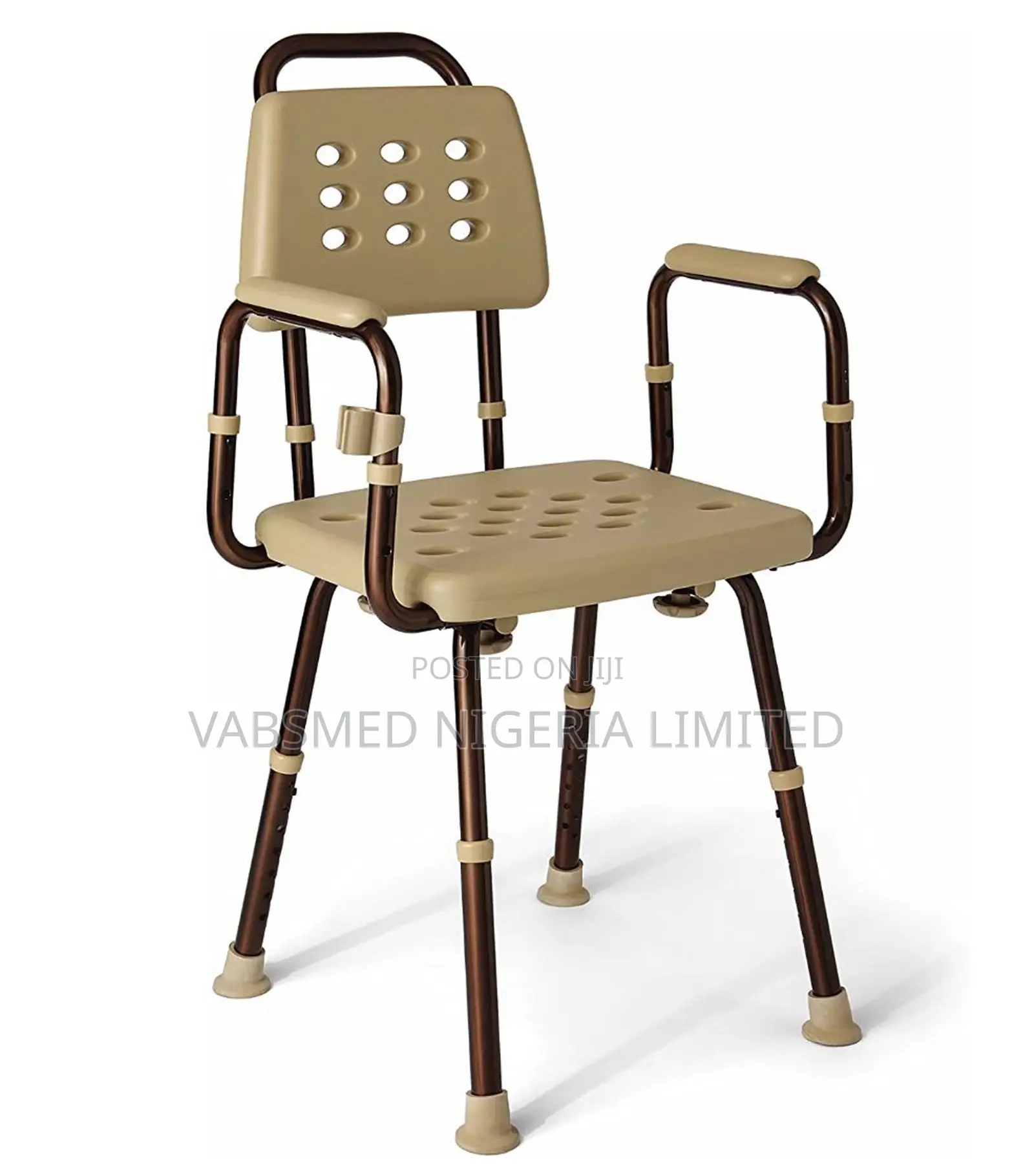 Adjustable Bath Safety Chair With Armrests Executive